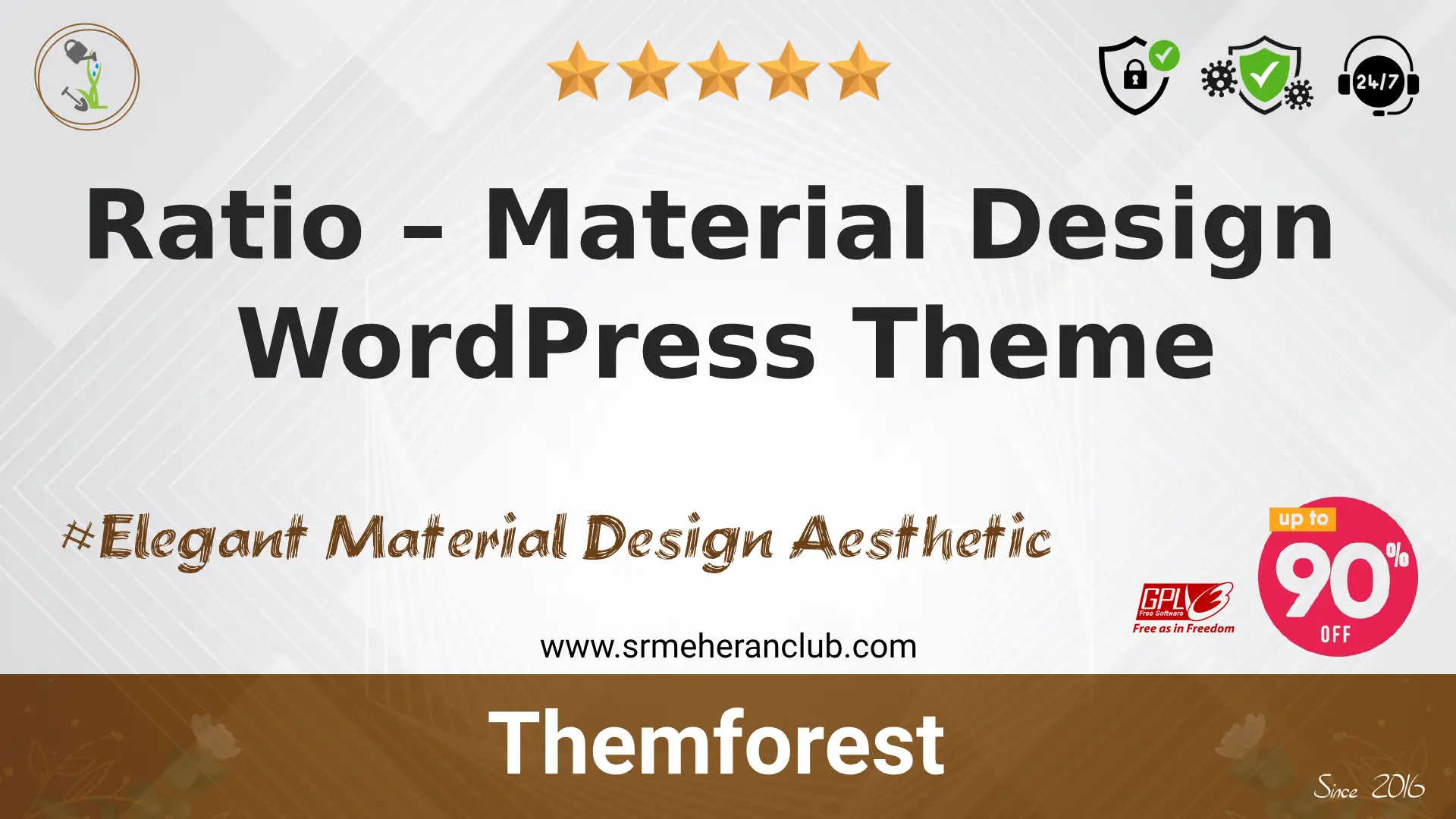 Ratio – Material Design WordPress Theme — Theme by Themeforest