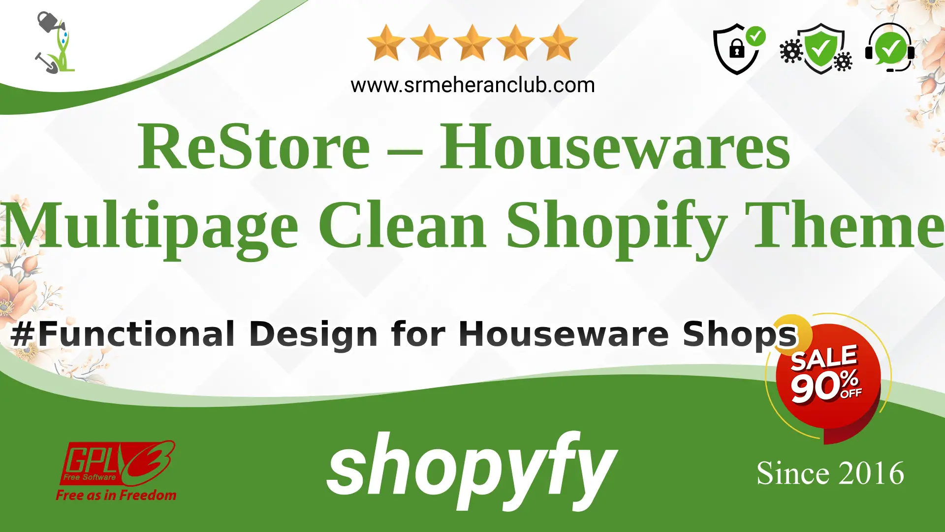 ReStore – Housewares Multipage Clean Shopify Theme — Theme by Templatemonster