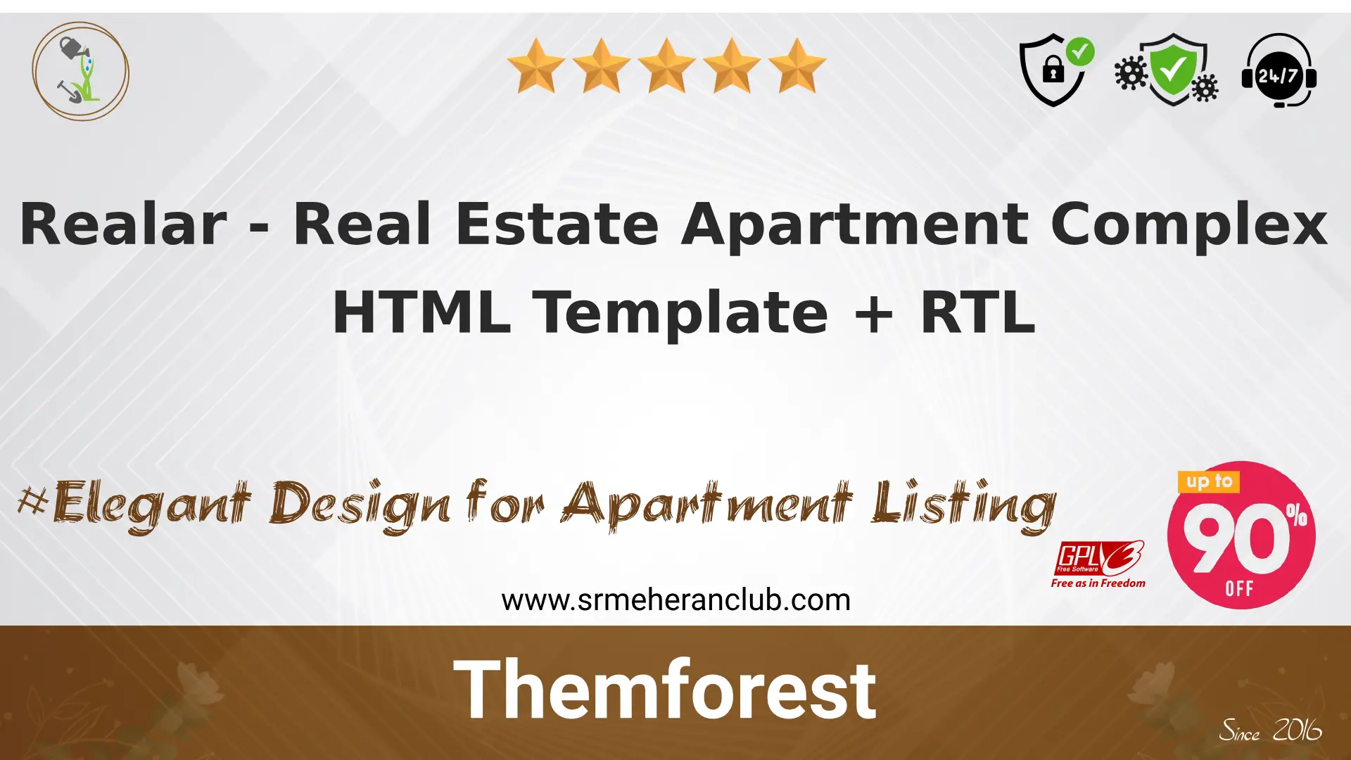 Realar – Real Estate Apartment Complex HTML Template + RTL