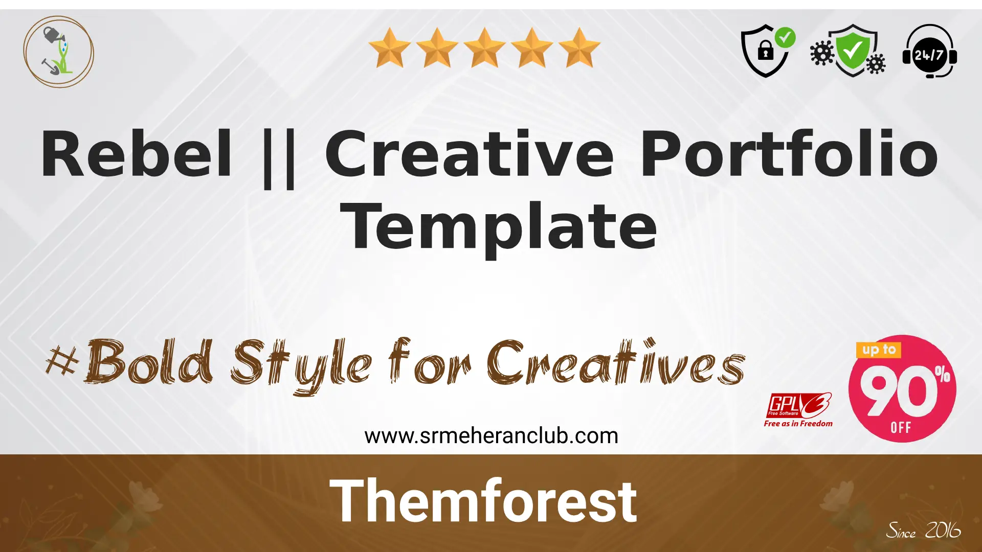 Rebel || Creative Portfolio Template
