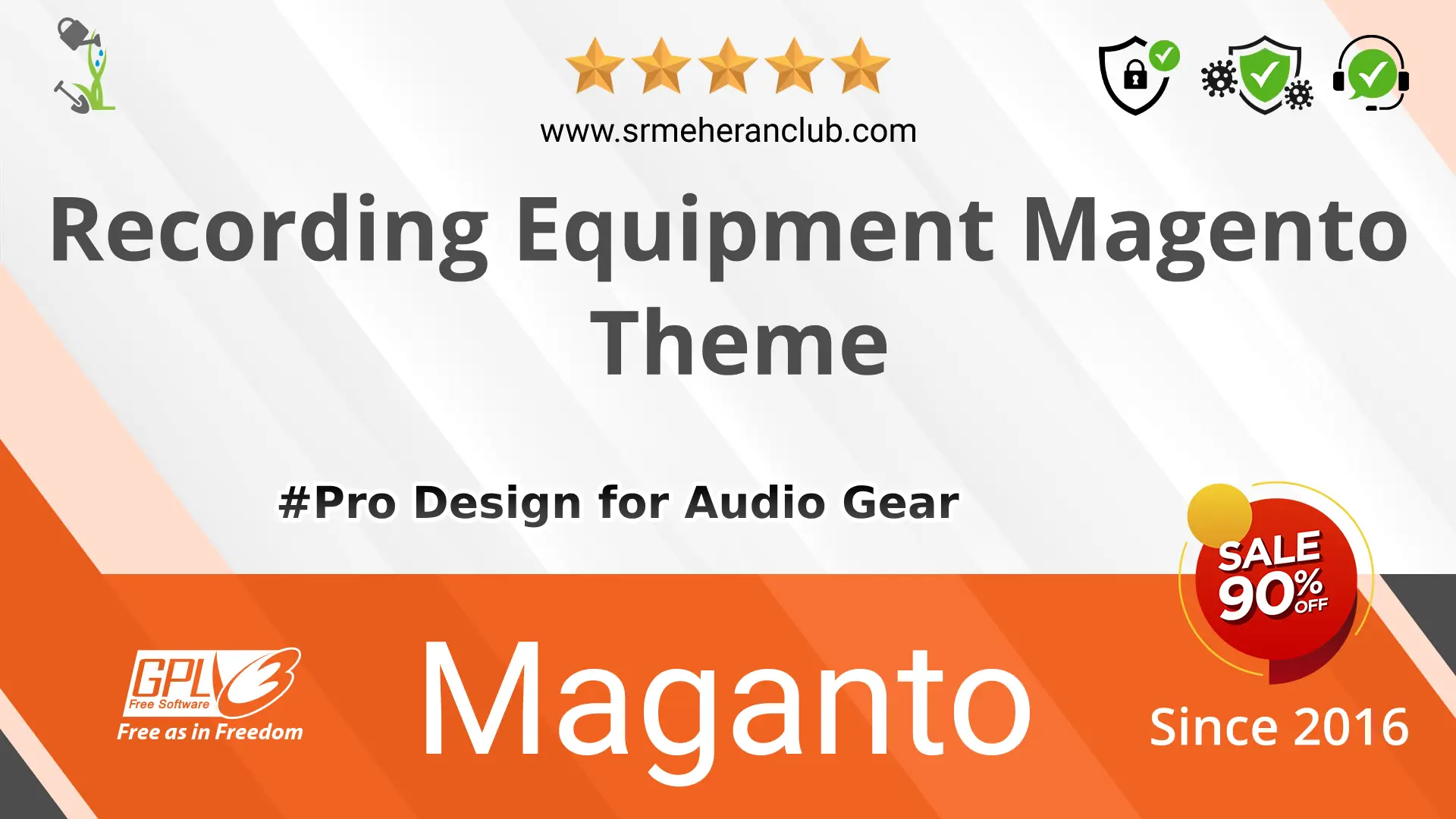 Recording Equipment Magento Theme