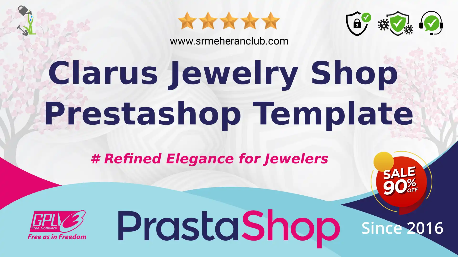 Clarus Jewelry Shop Prestashop Template