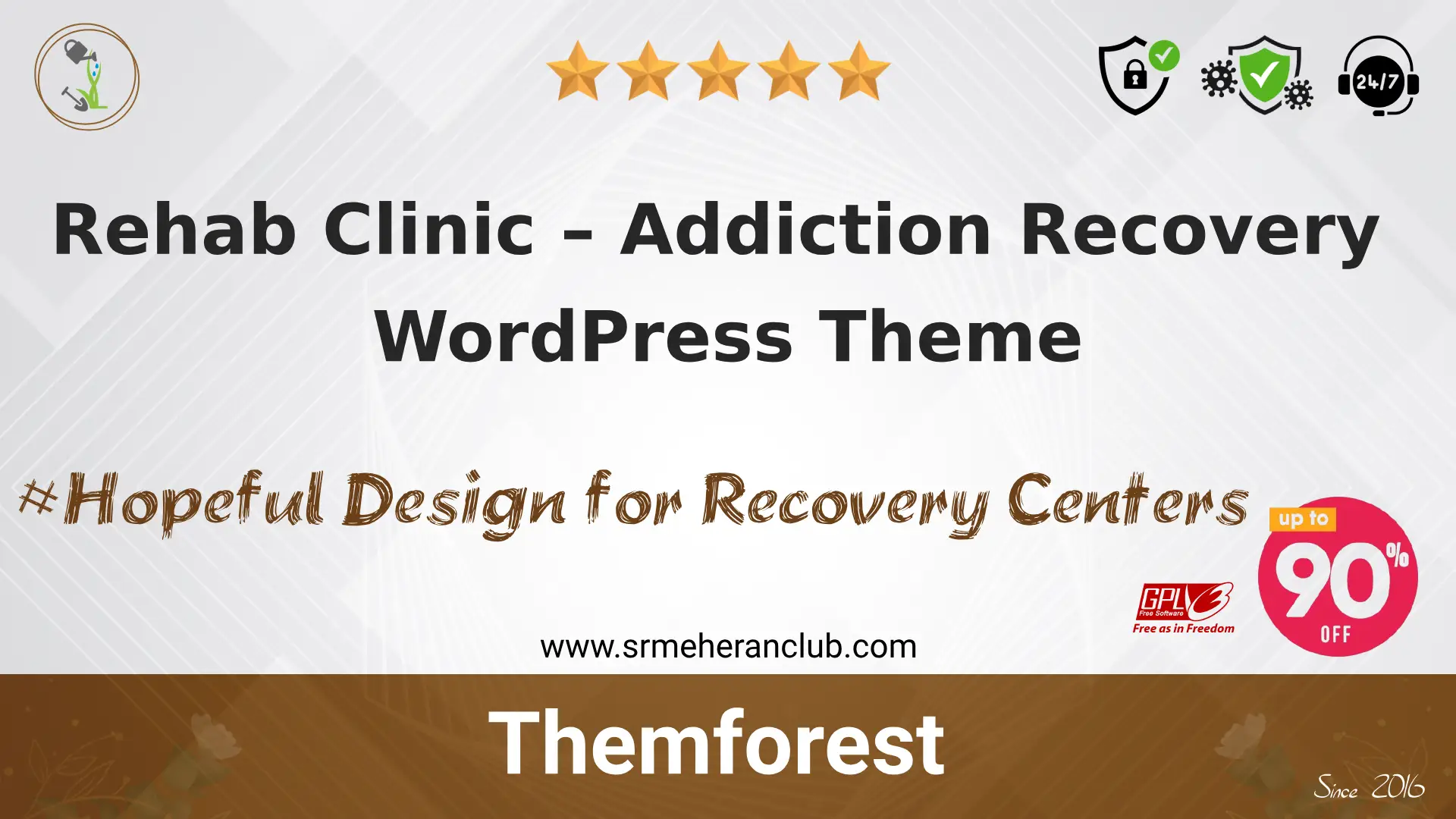 Rehab Clinic – Addiction Recovery WordPress Theme — Theme by Themeforest