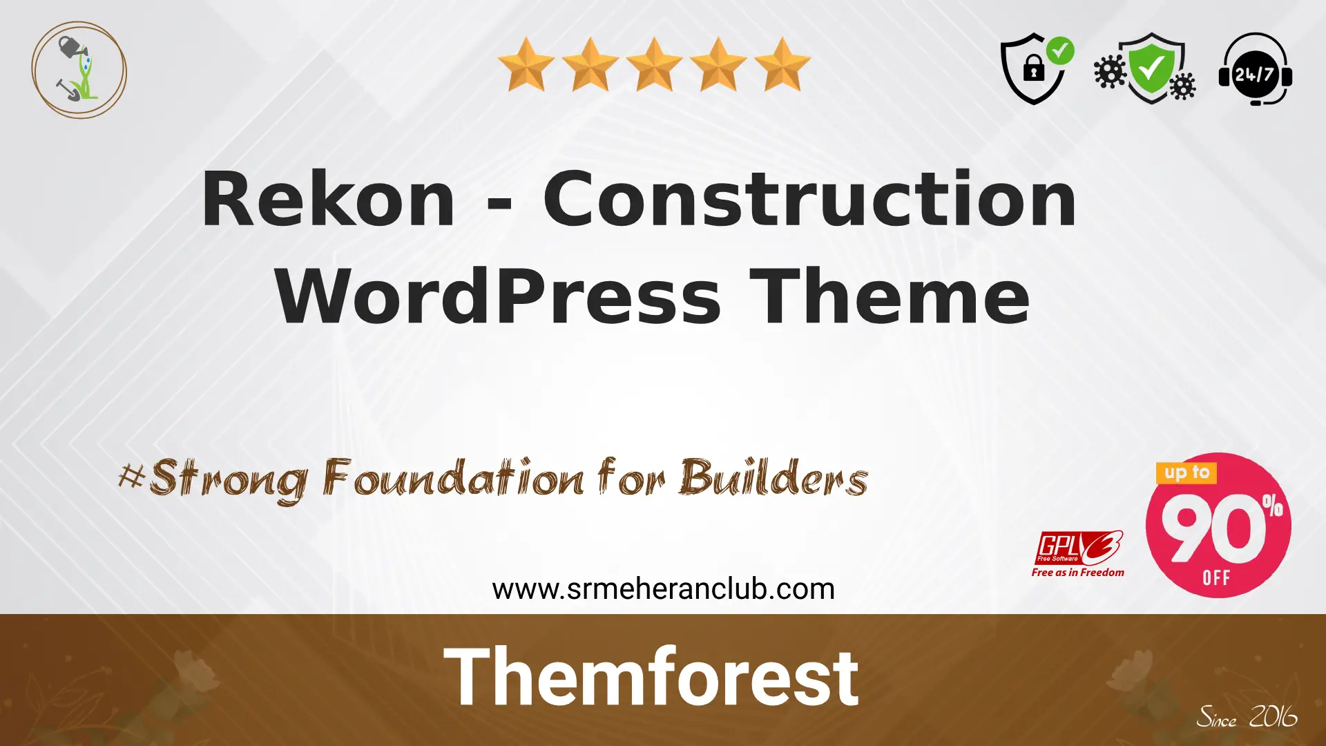 Rekon – Construction WordPress Theme — Theme by Themeforest