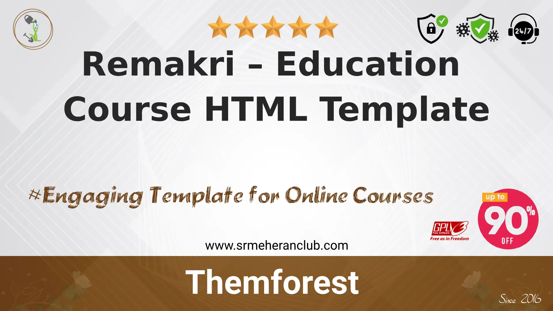 Remakri – Education Course HTML Template
