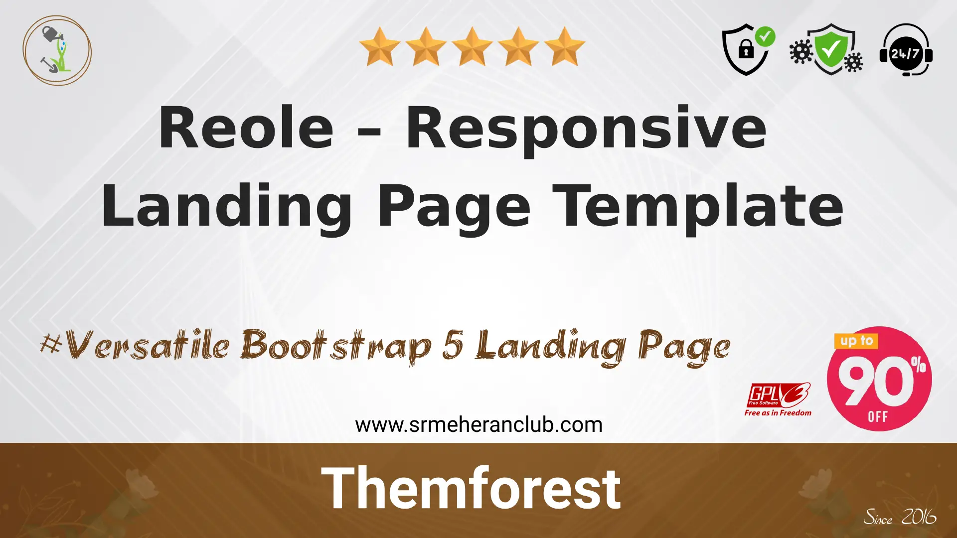 Reole – Responsive Landing Page Template