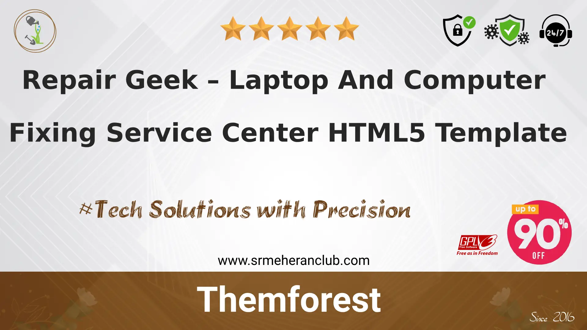 Repair Geek – Laptop And Computer Fixing Service Center HTML5 Template — Template by Themeforest