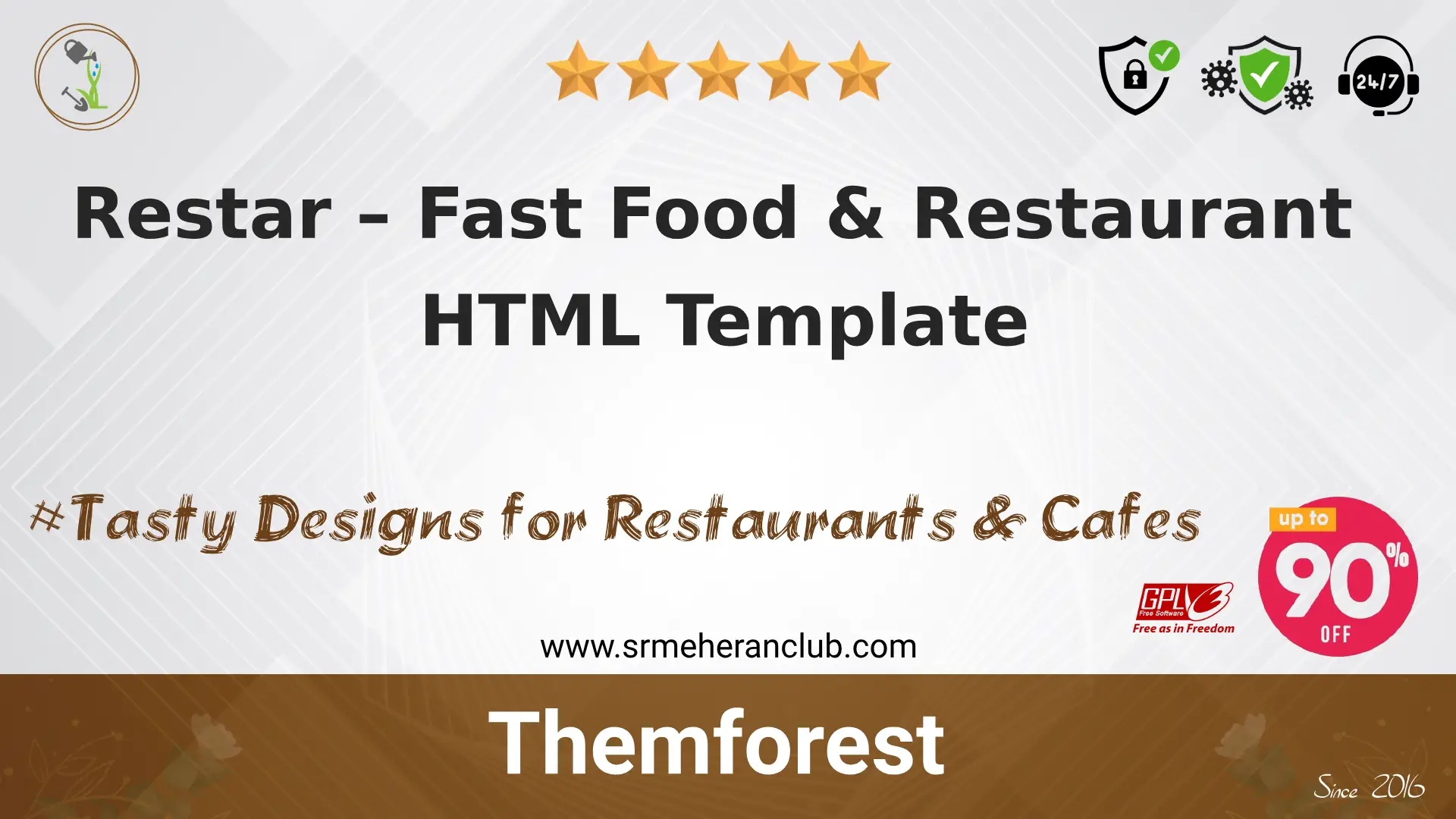 Restar – Fast Food & Restaurant HTML Template