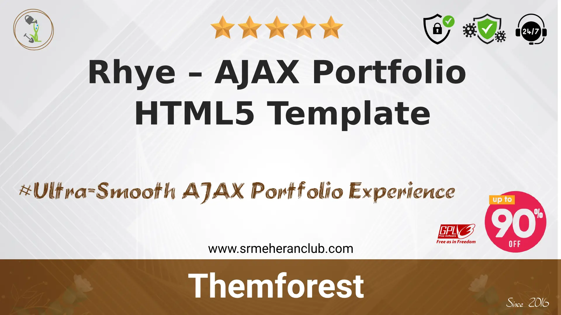 Rhye – AJAX Portfolio HTML5 Template