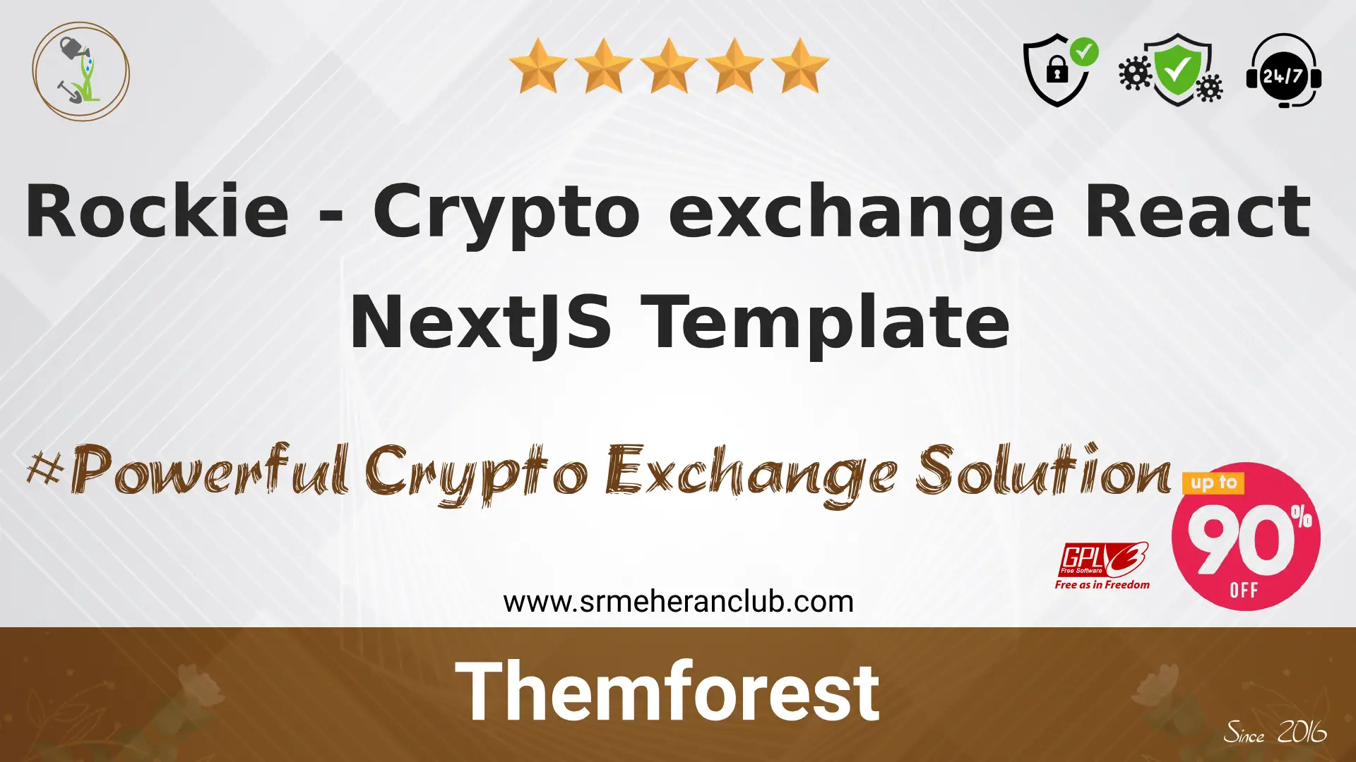 Rockie – Crypto exchange React NextJS Template — Template by Themeforest