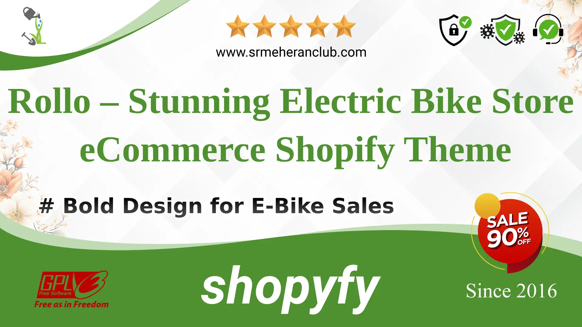 Rollo – Stunning Electric Bike Store eCommerce Shopify Theme — Theme by Templatemonster