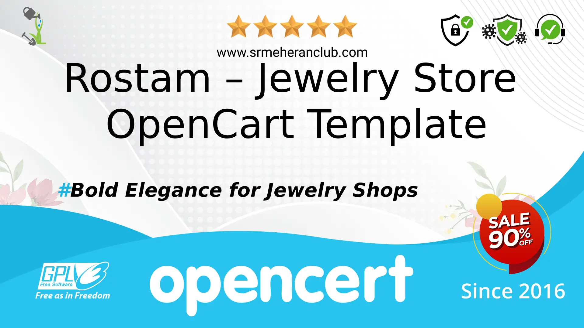 Rostam – Jewelry Store OpenCart Template — Template by Templatemonster