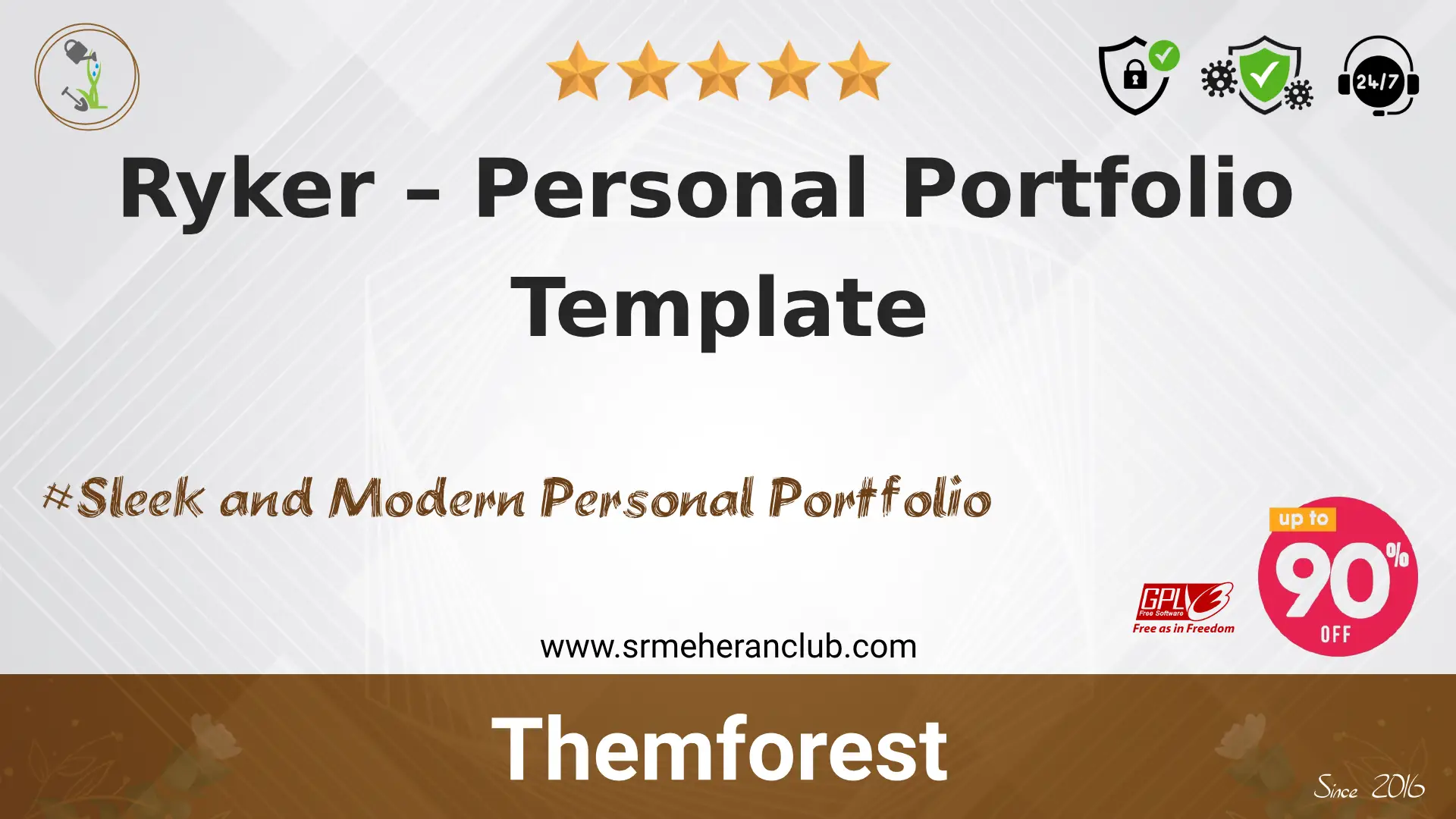 Ryker – Personal Portfolio Template — Template by Themeforest