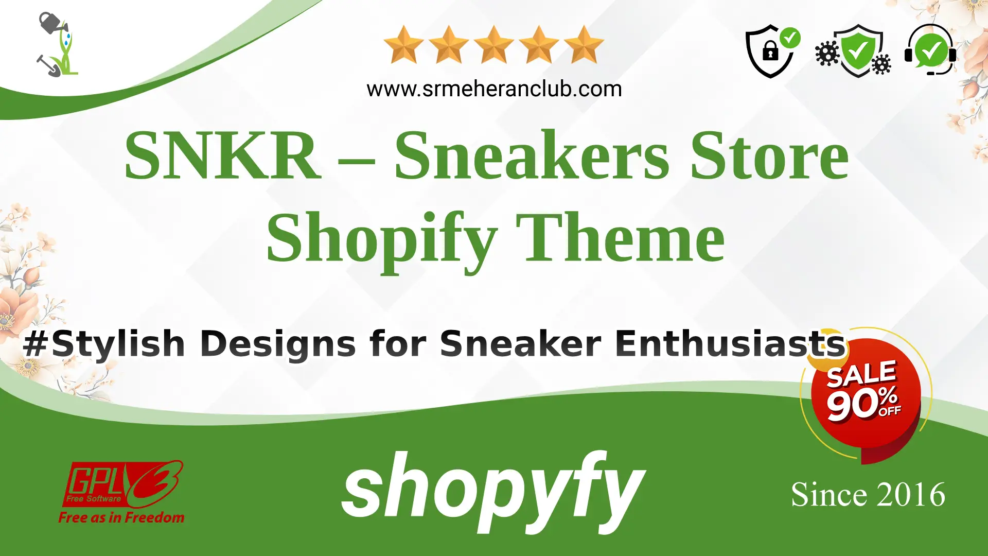 SNKR – Sneakers Store Shopify Theme — Theme by Templatemonster
