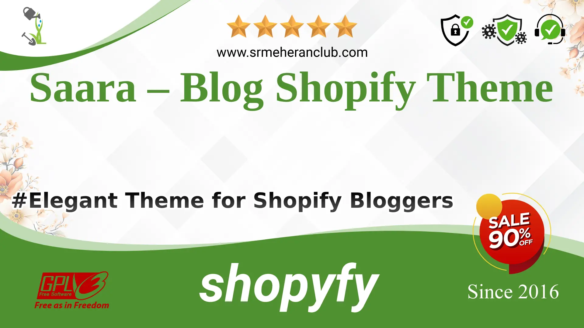 Saara – Blog Shopify Theme — Theme by Themeforest