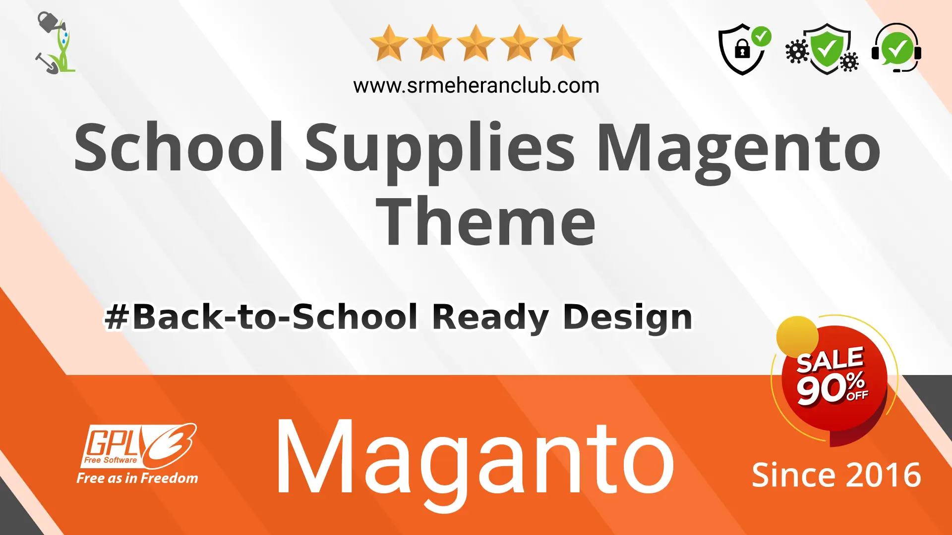 School Supplies Magento Theme — Theme by Templatemonster