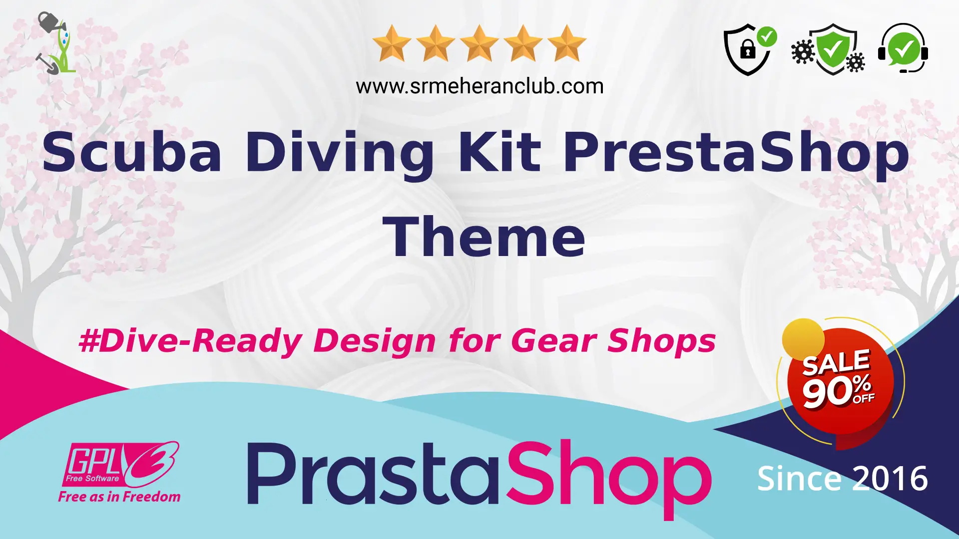 Scuba Diving Kit PrestaShop Theme — Theme by Templatemonster
