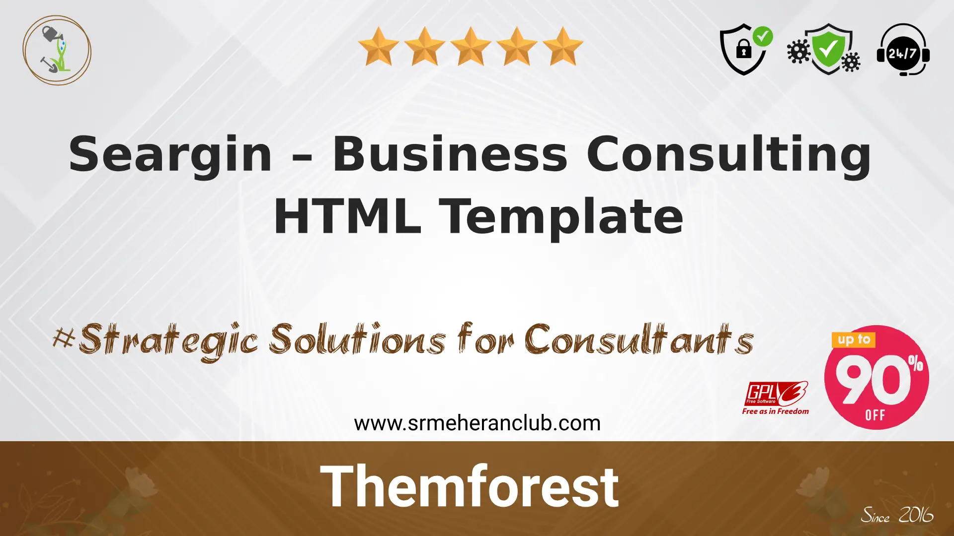 Seargin – Business Consulting HTML Template — Template by Themeforest
