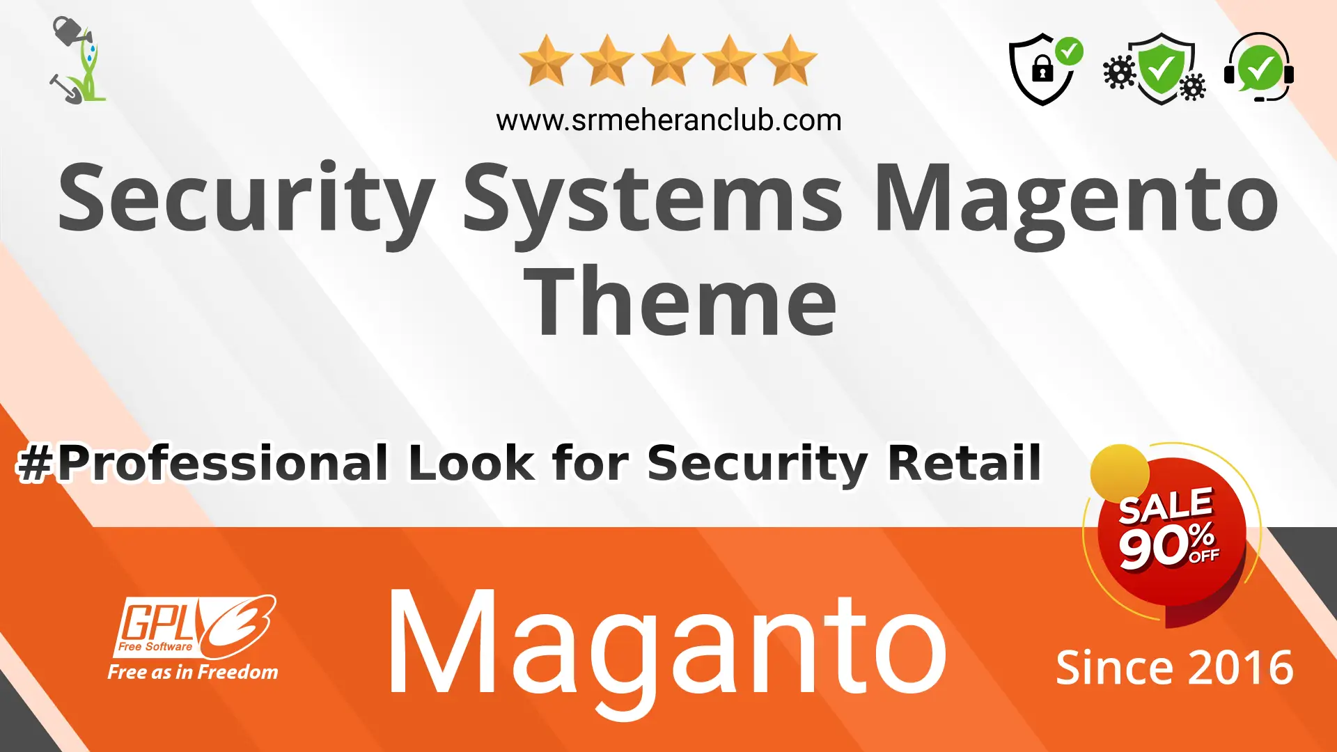 Security Systems Magento Theme