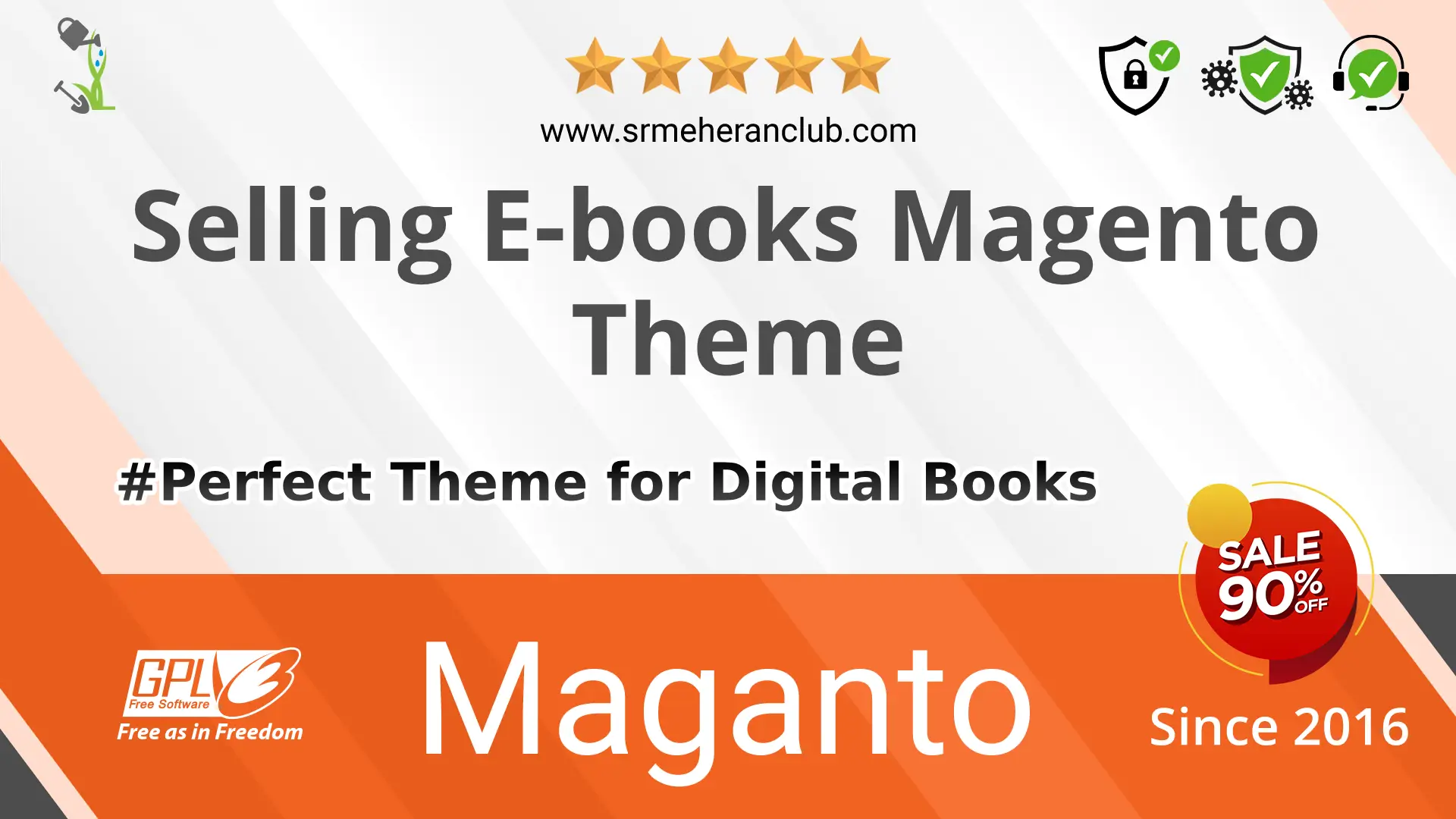 Selling E-books Magento Theme — Theme by Templatemonster