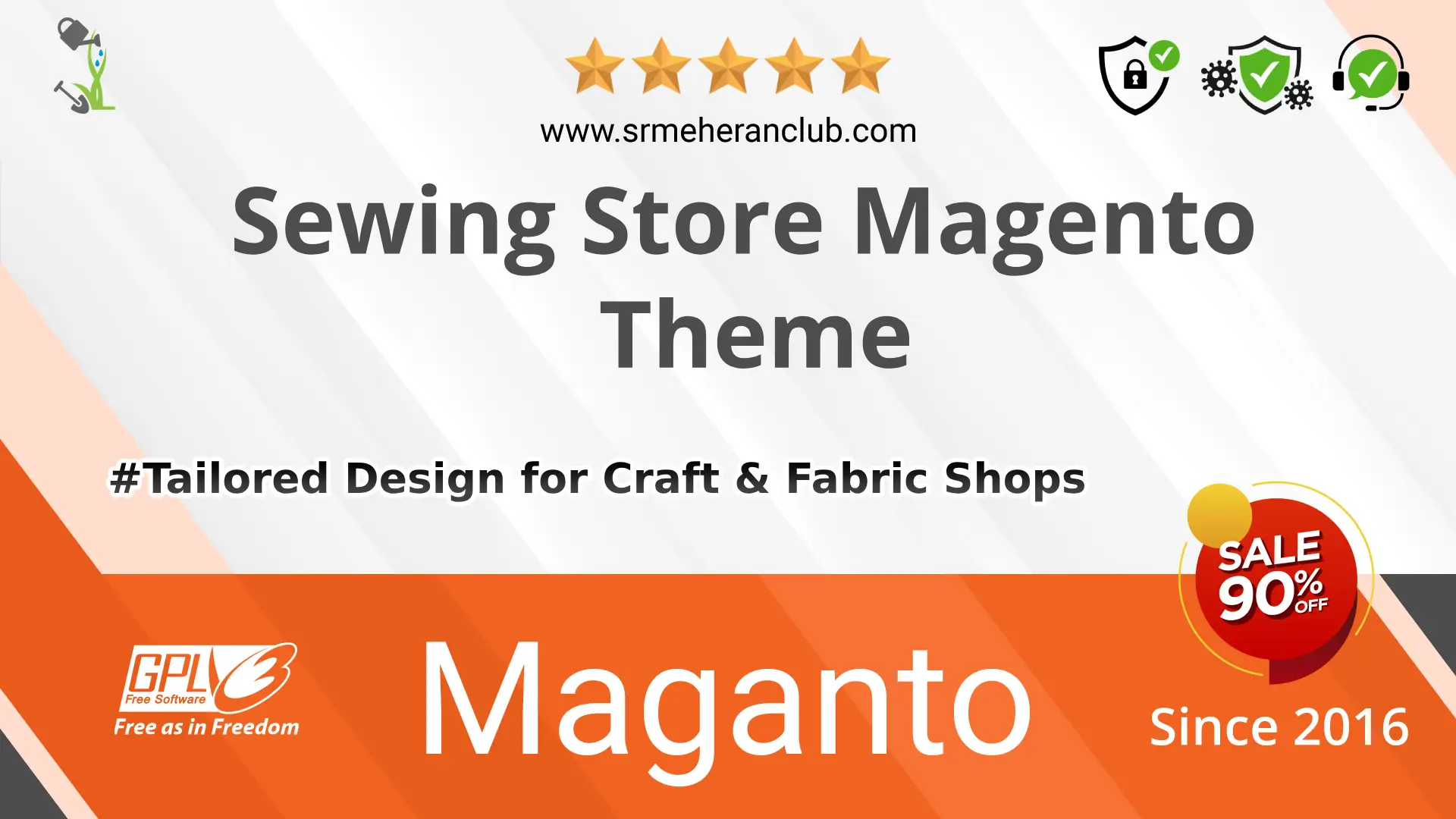 Sewing Store Magento Theme — Theme by Templatemonster