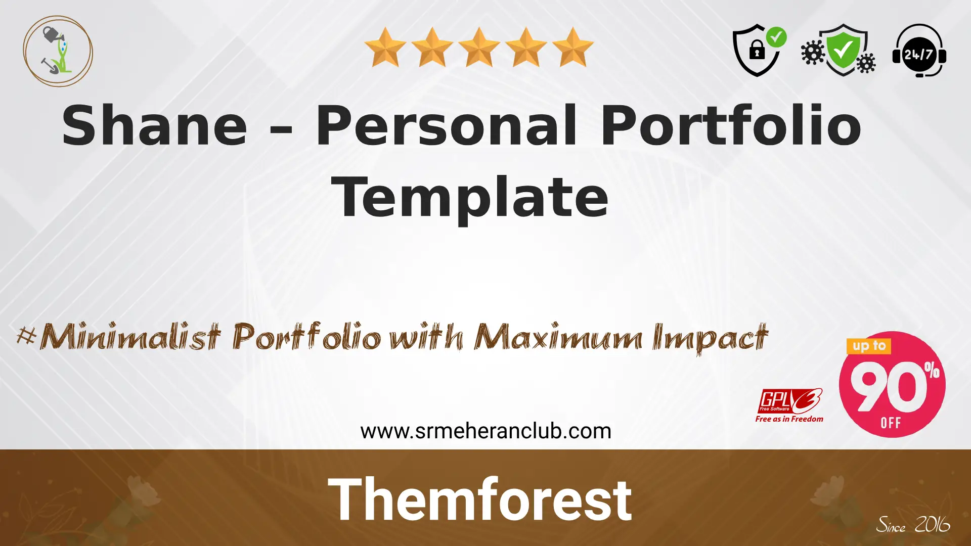 Shane – Personal Portfolio Template