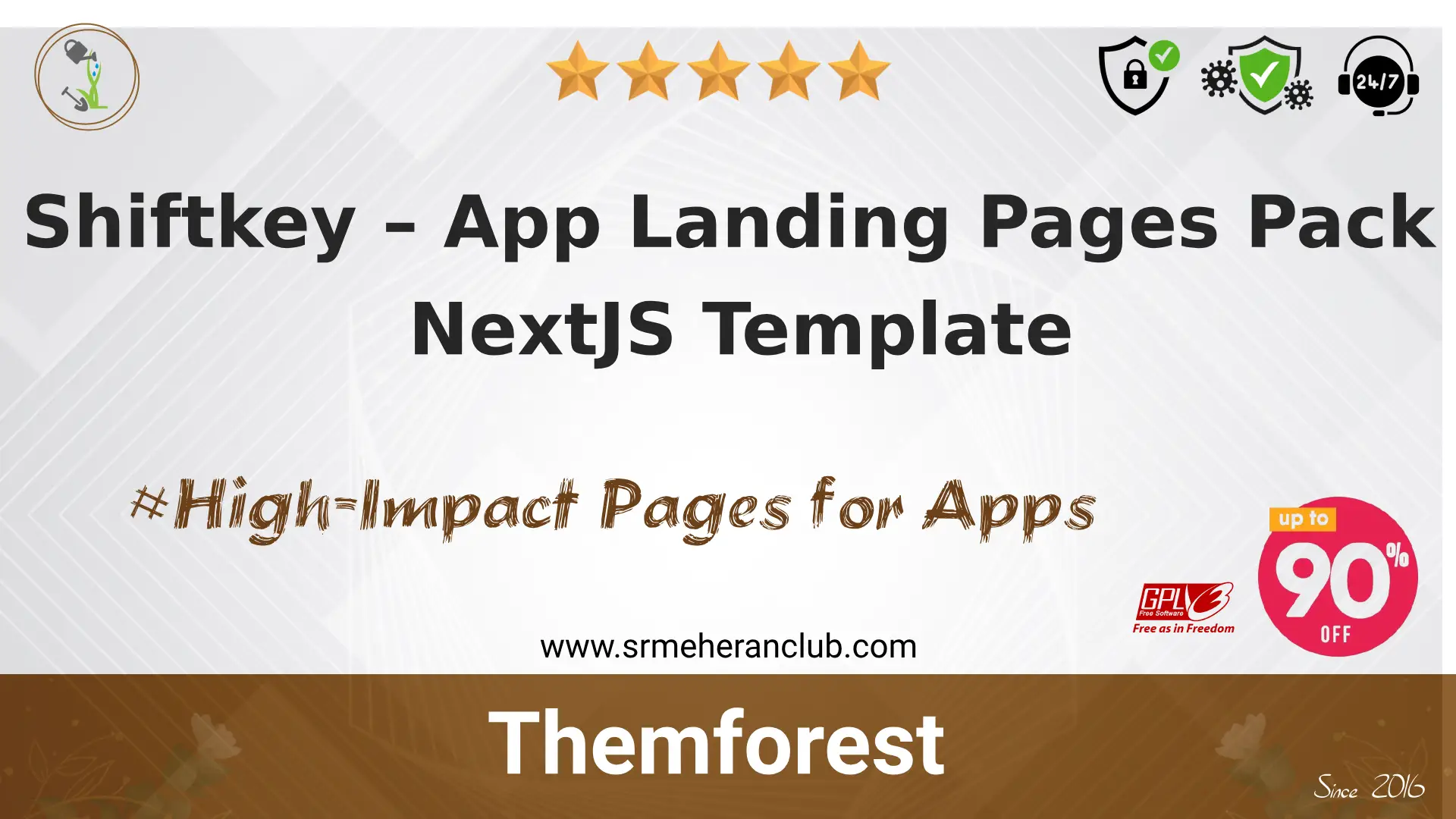 Shiftkey - App Landing Pages Pack NextJS Template
