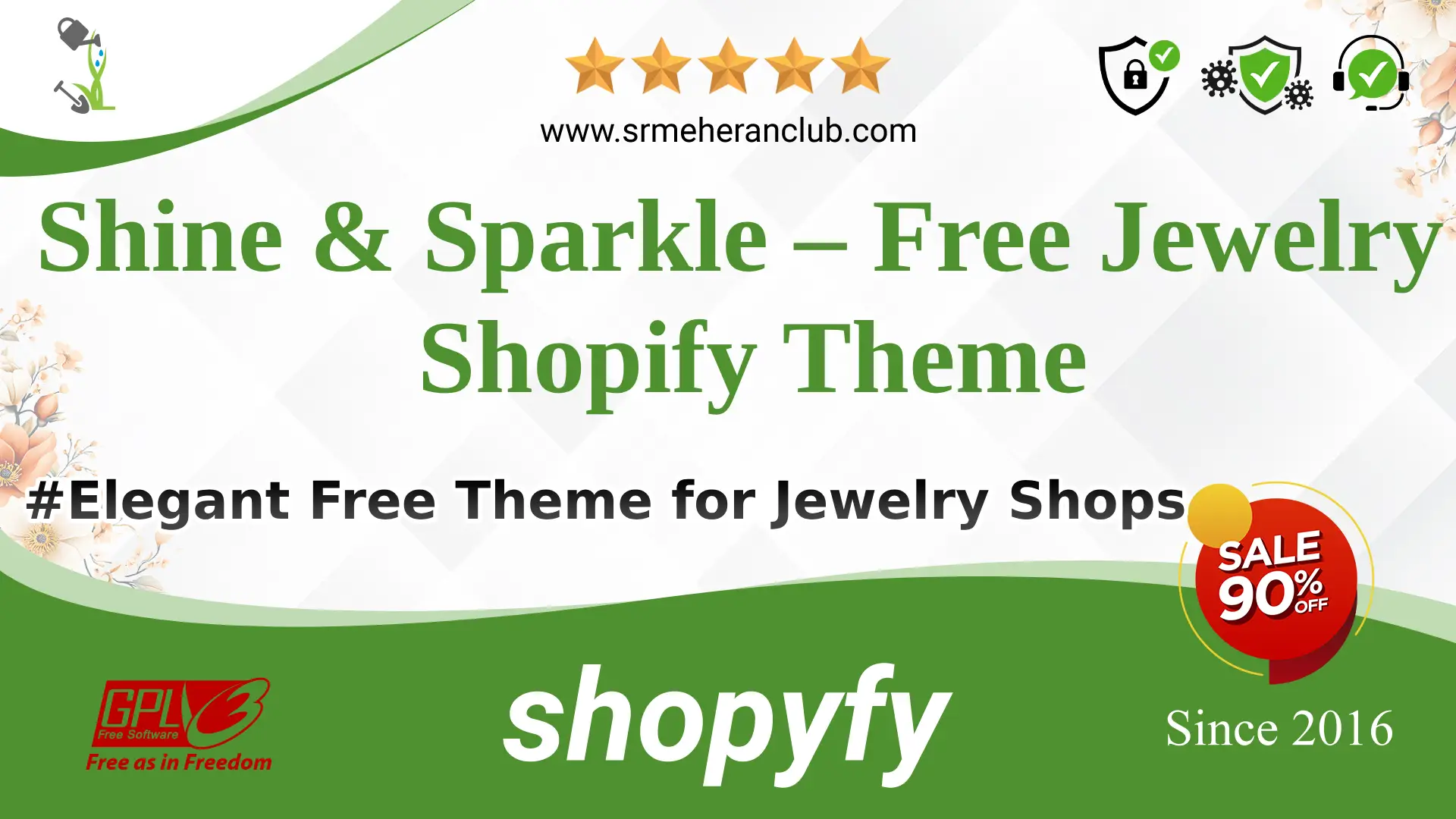 Shine & Sparkle – Free Jewelry Shopify Theme — Theme by Templatemonster