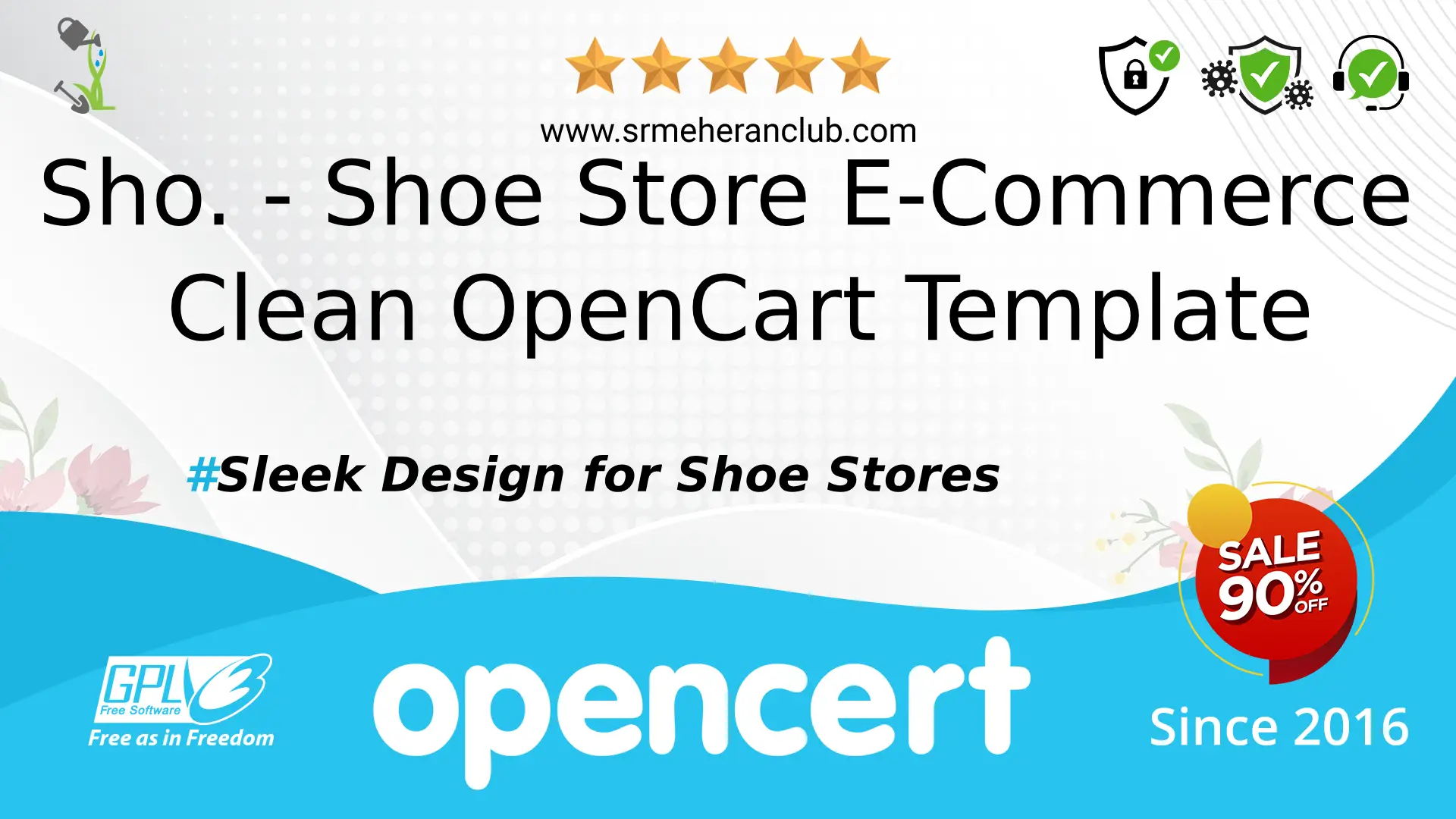 Sho. – Shoe Store E-Commerce Clean OpenCart Template — Template by Templatemonster
