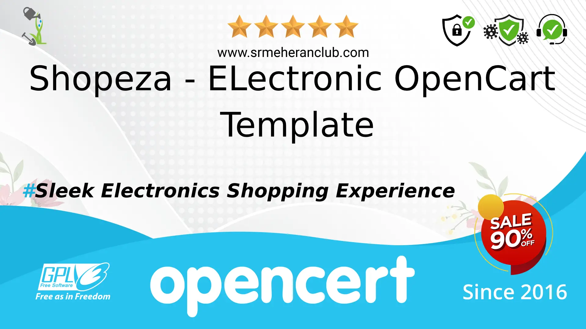 Shopeza – ELectronic OpenCart Template — Template by Templatemonster