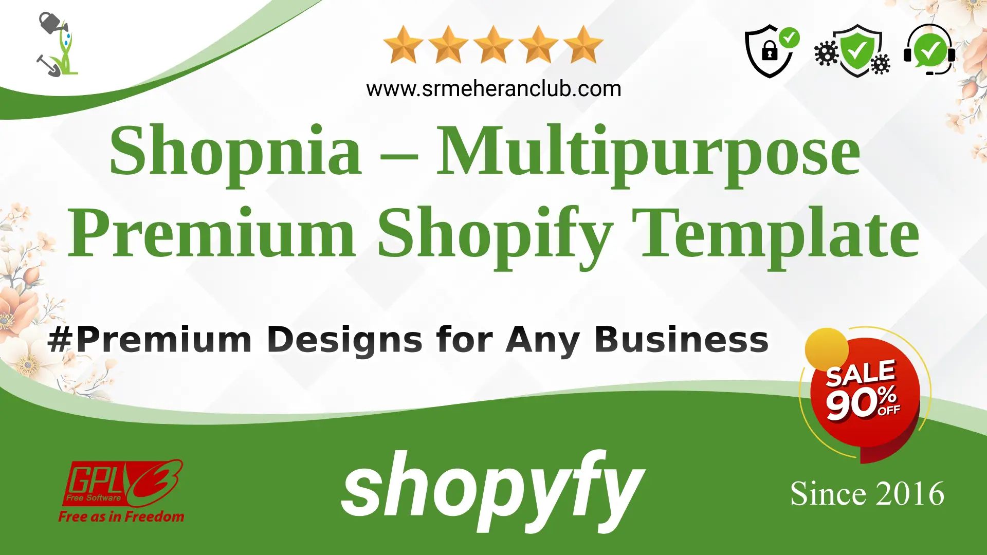 Shopnia – Multipurpose Premium Shopify Template — Theme by Templatemonster