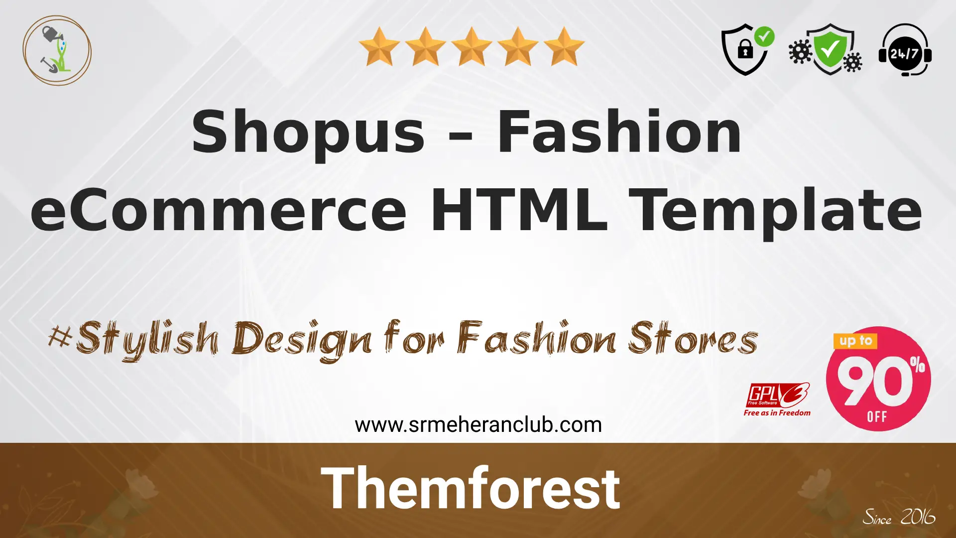 Shopus – Fashion eCommerce HTML Template