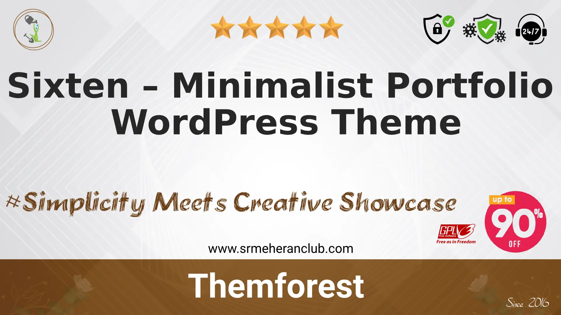 Sixten – Minimalist Portfolio WordPress Theme — Theme by Themeforest
