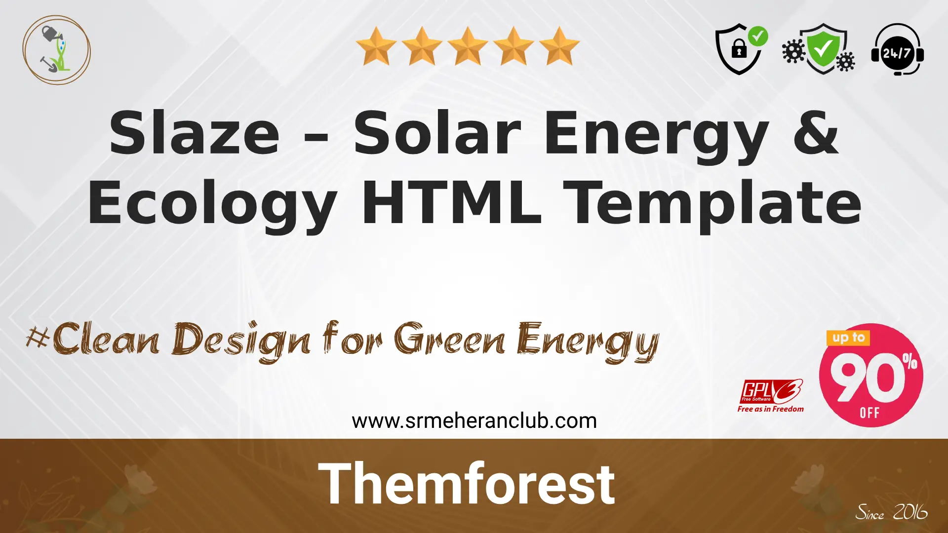 Slaze – Solar Energy & Ecology HTML Template