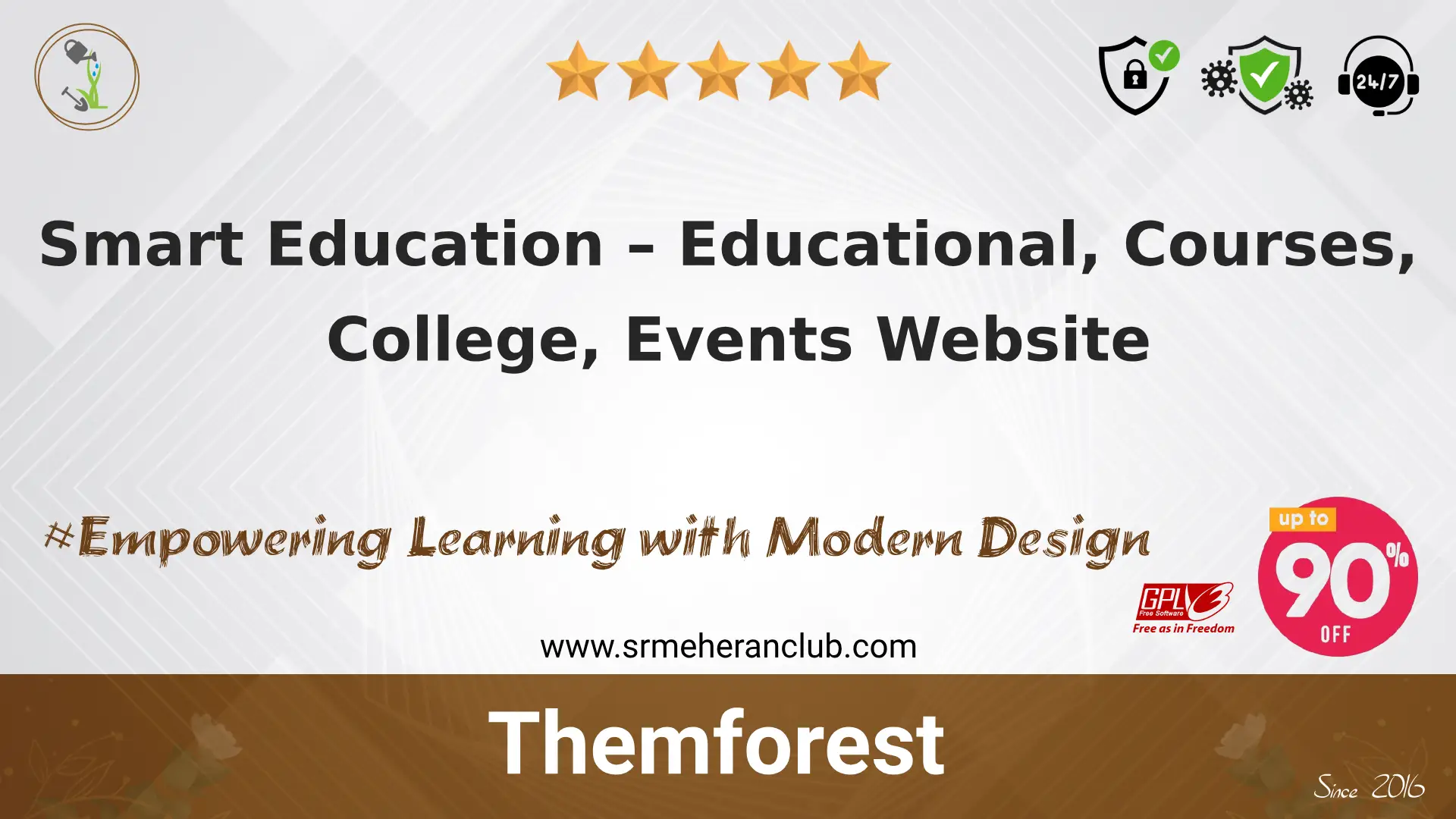 Smart Education – Educational, Courses, College, Events Website — Template by Themeforest