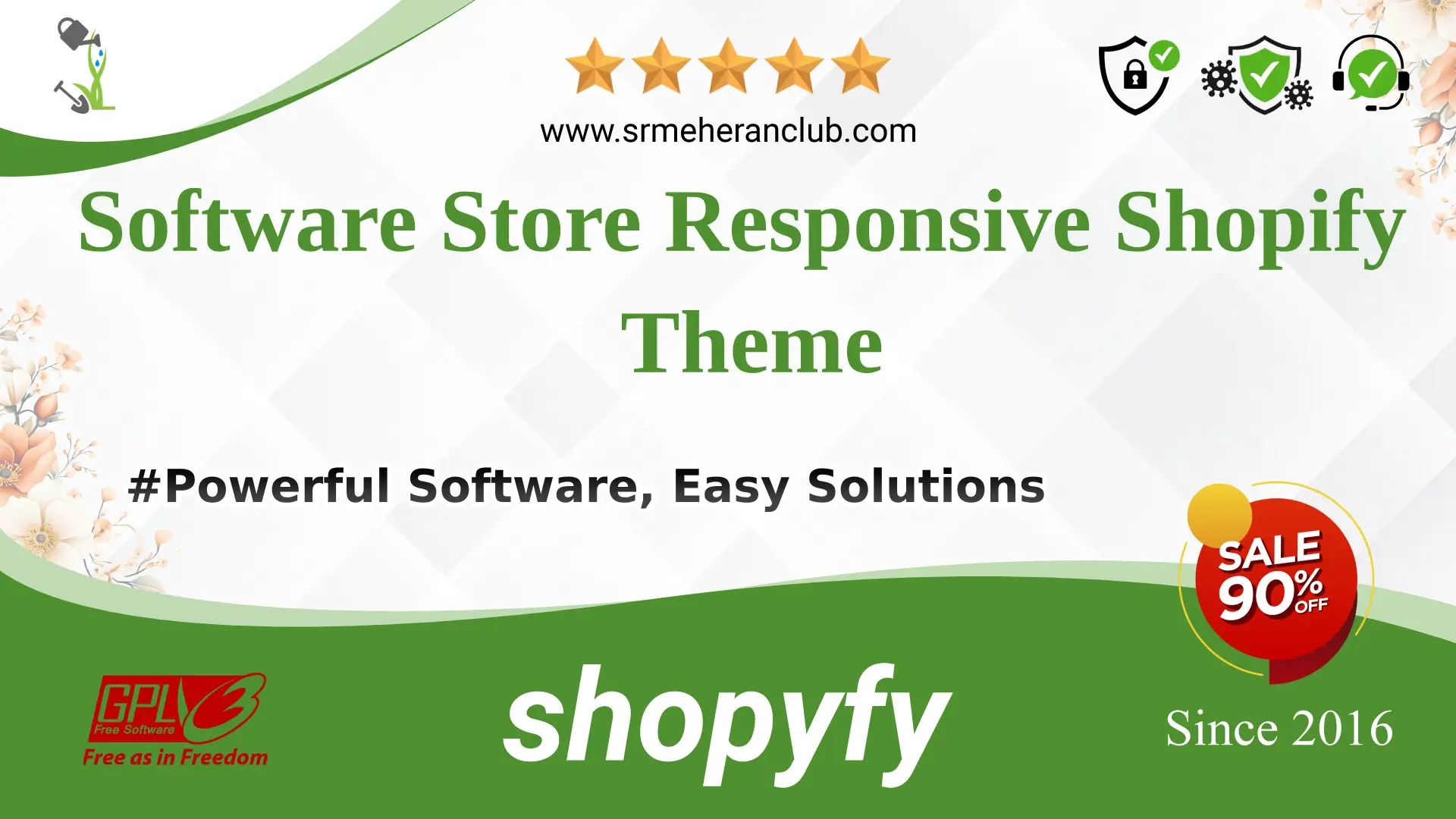 Software Store Responsive Shopify Theme — Theme by Templatemonster
