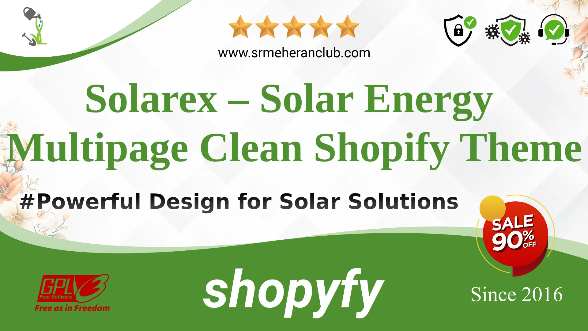 Solarex – Solar Energy Multipage Clean Shopify Theme — Theme by Templatemonster