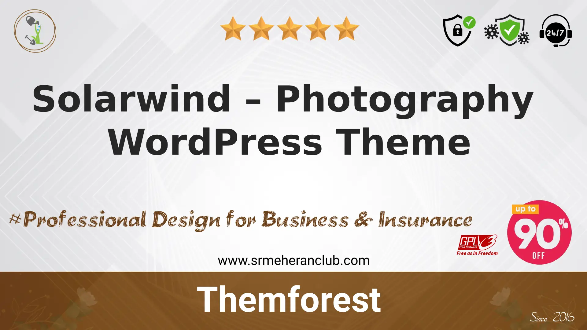 Solarwind – Photography WordPress Theme