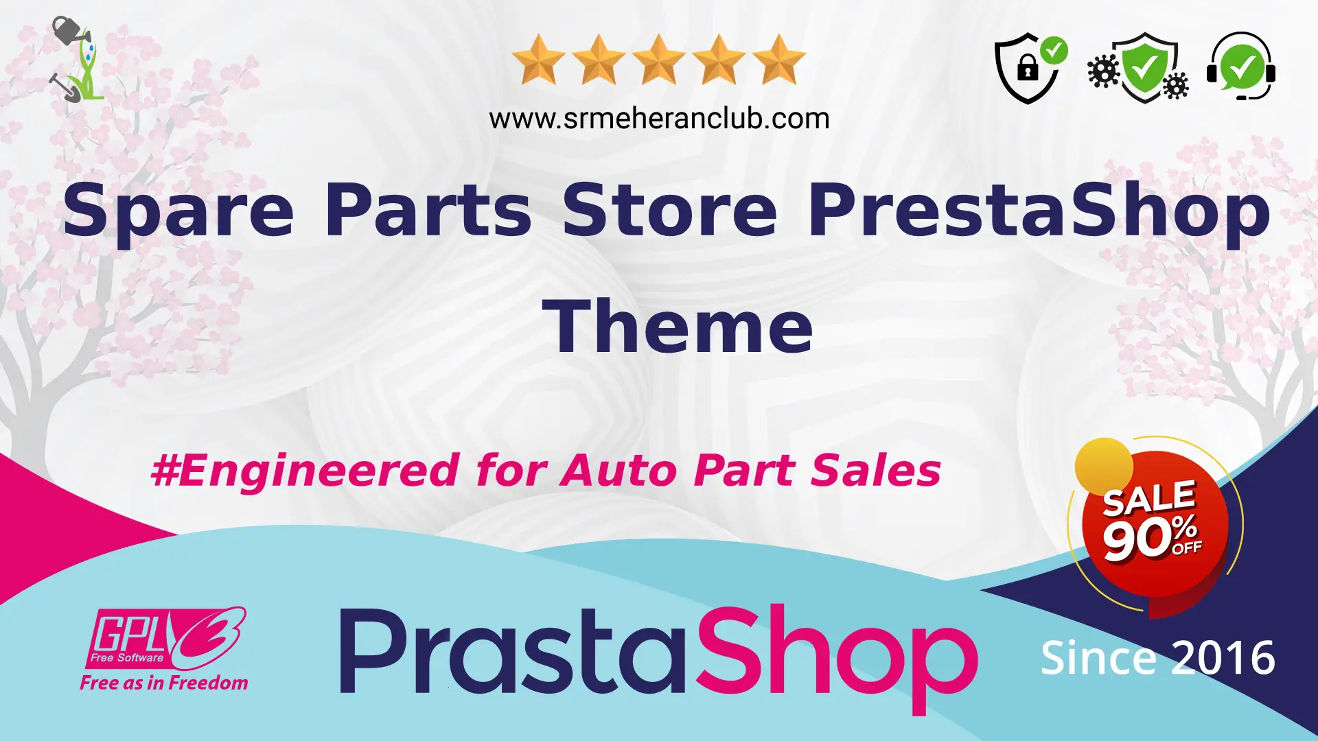 Spare Parts Store PrestaShop Theme — Theme by Templatemonster