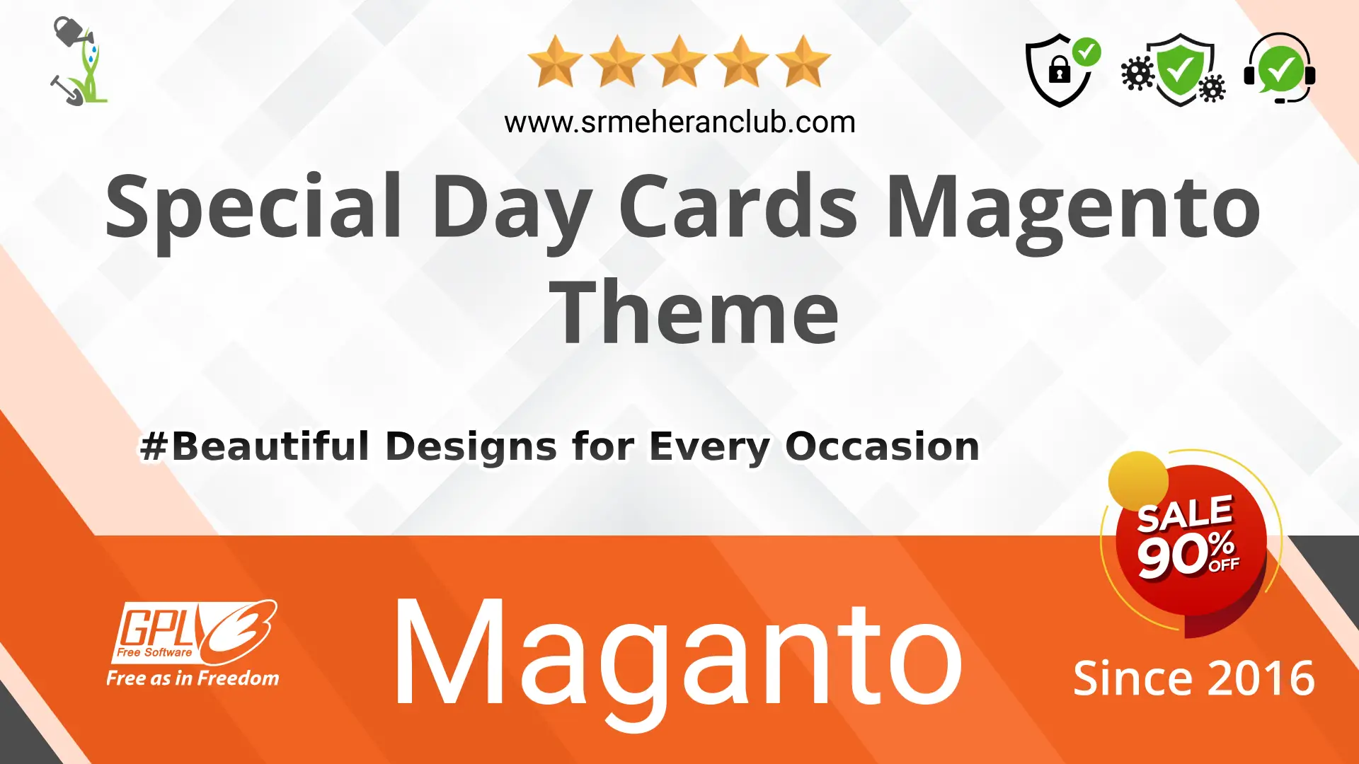 Special Day Cards Magento Theme