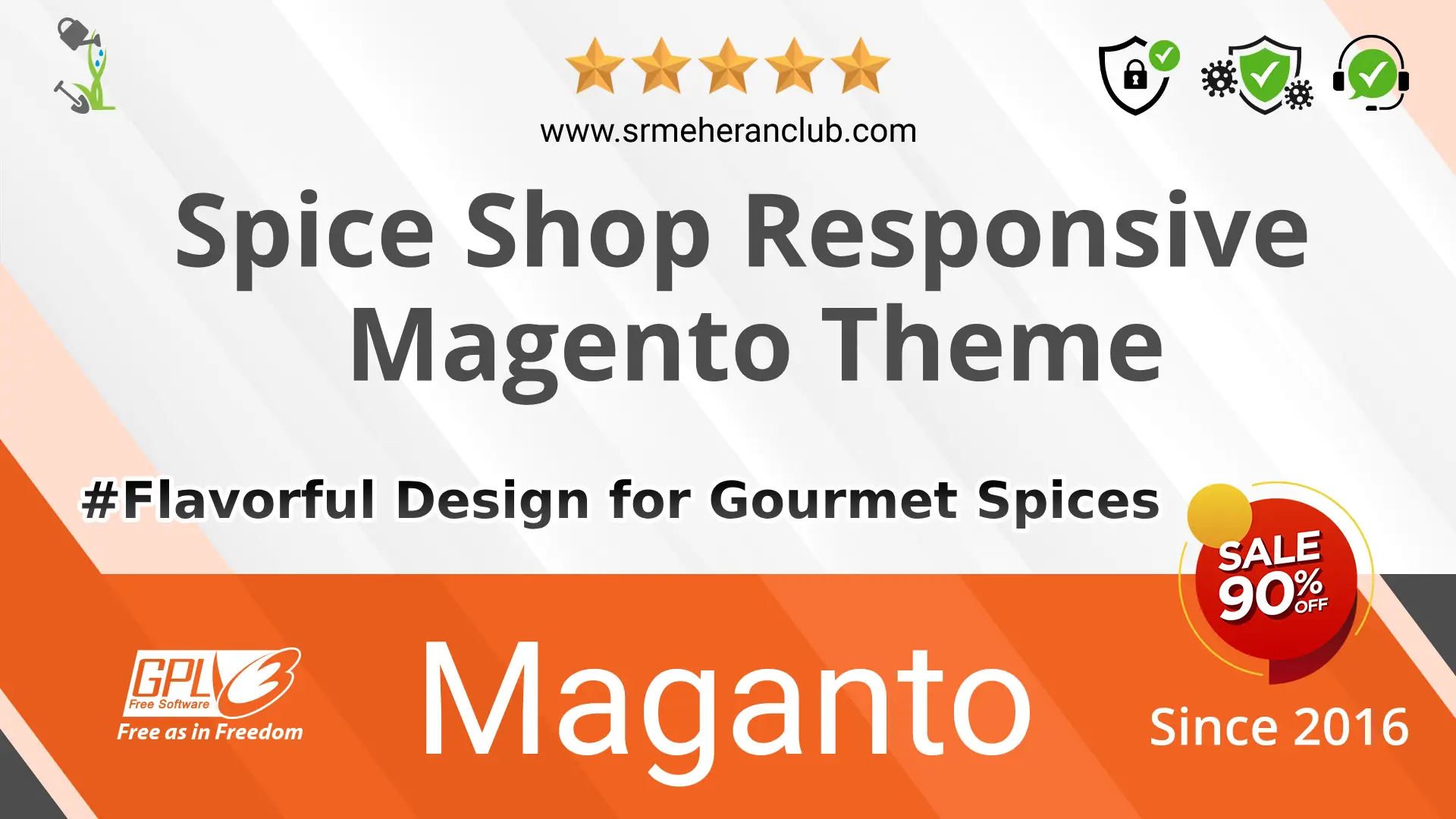 Spice Shop Responsive Magento Theme