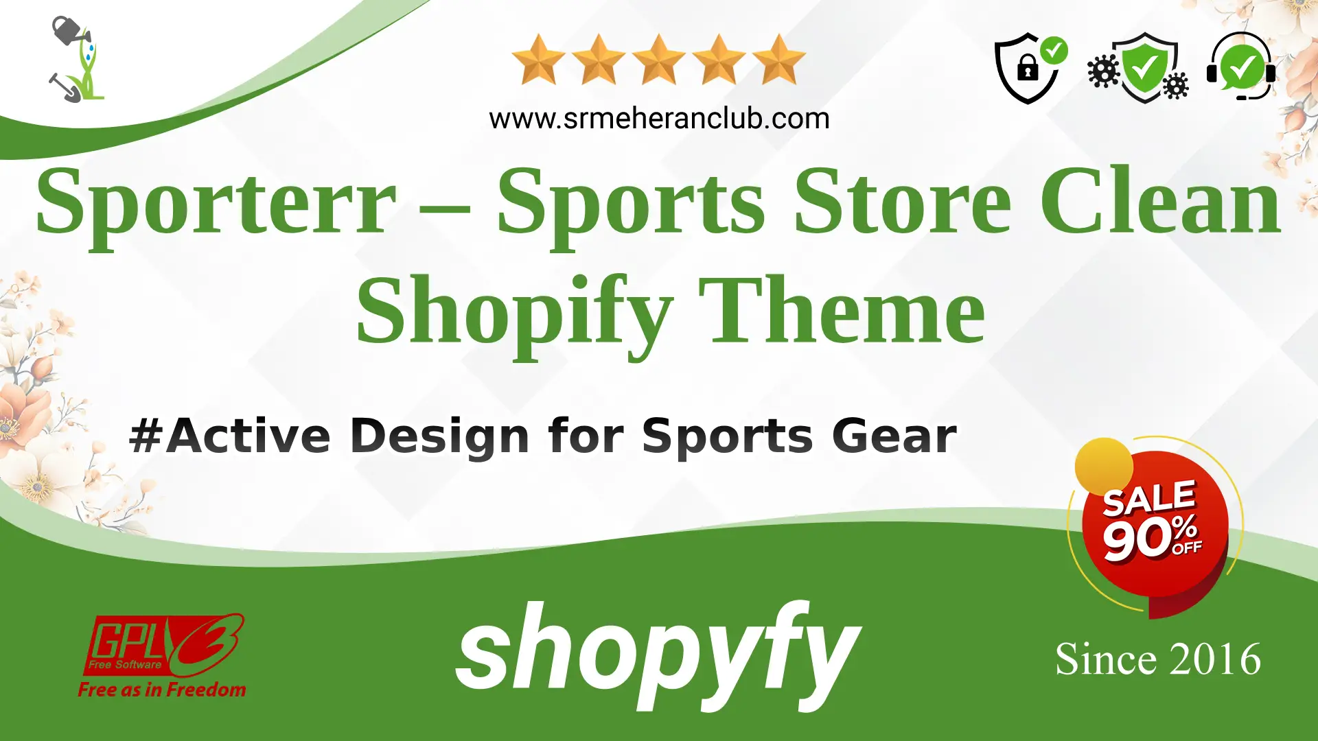 Sporterr – Sports Store Clean Shopify Theme — Theme by Templatemonster