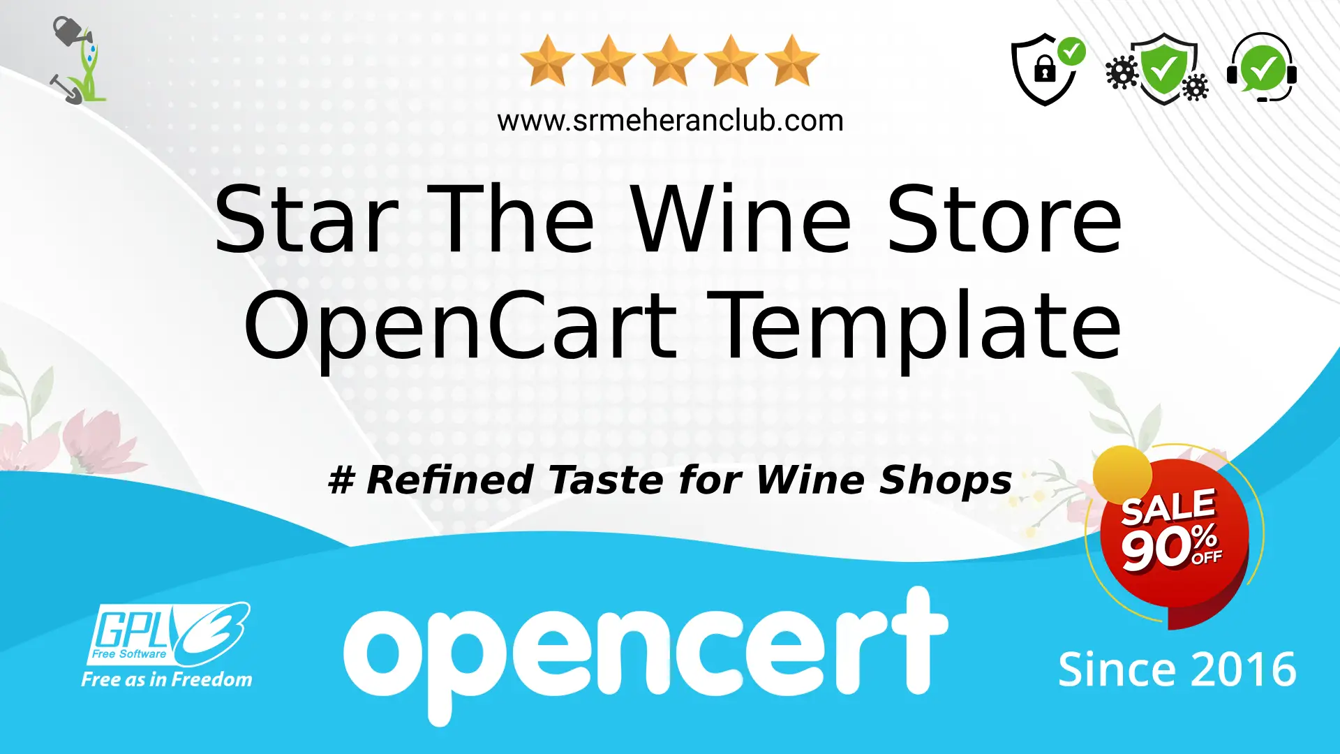 Star The Wine Store OpenCart Template — Template by Templatemonster