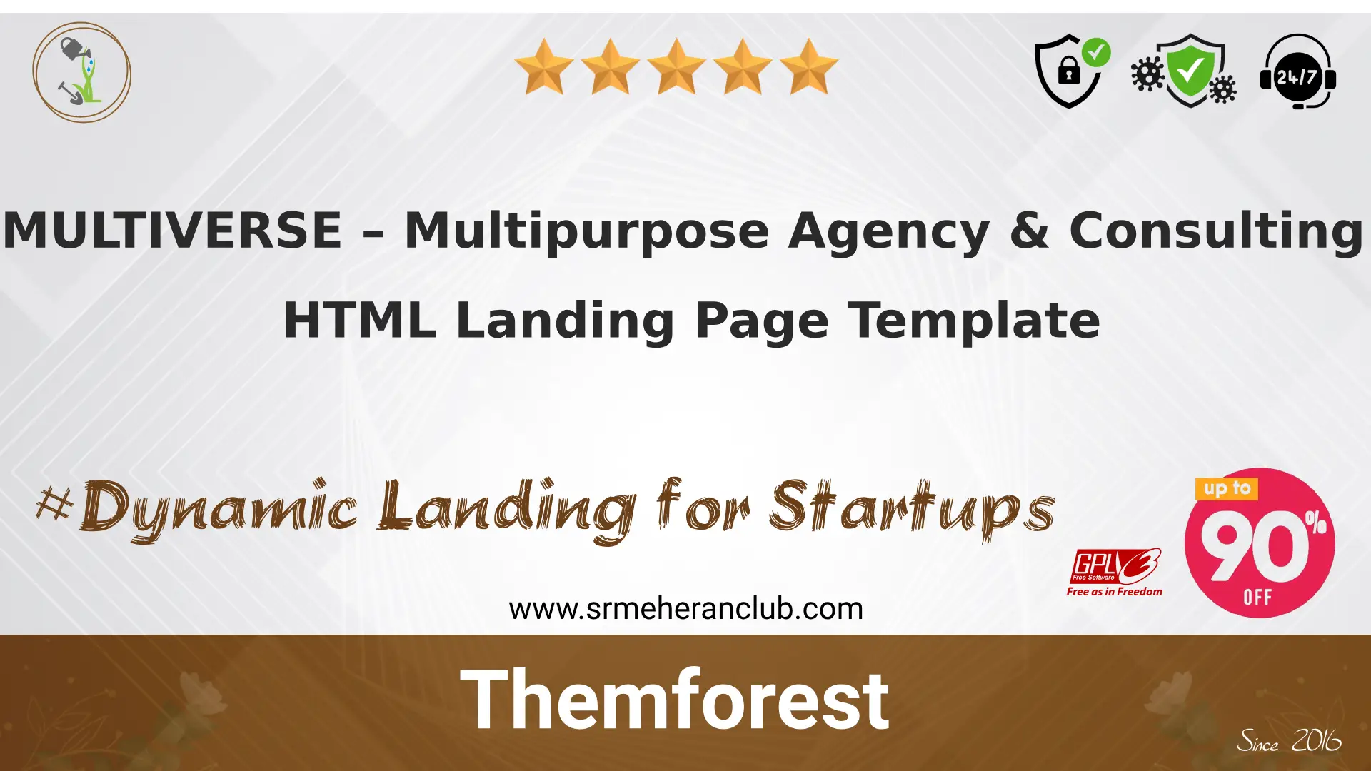 Starta – Creative Startup Agency & Consulting HTML Landing Page Template — Template by Themeforest