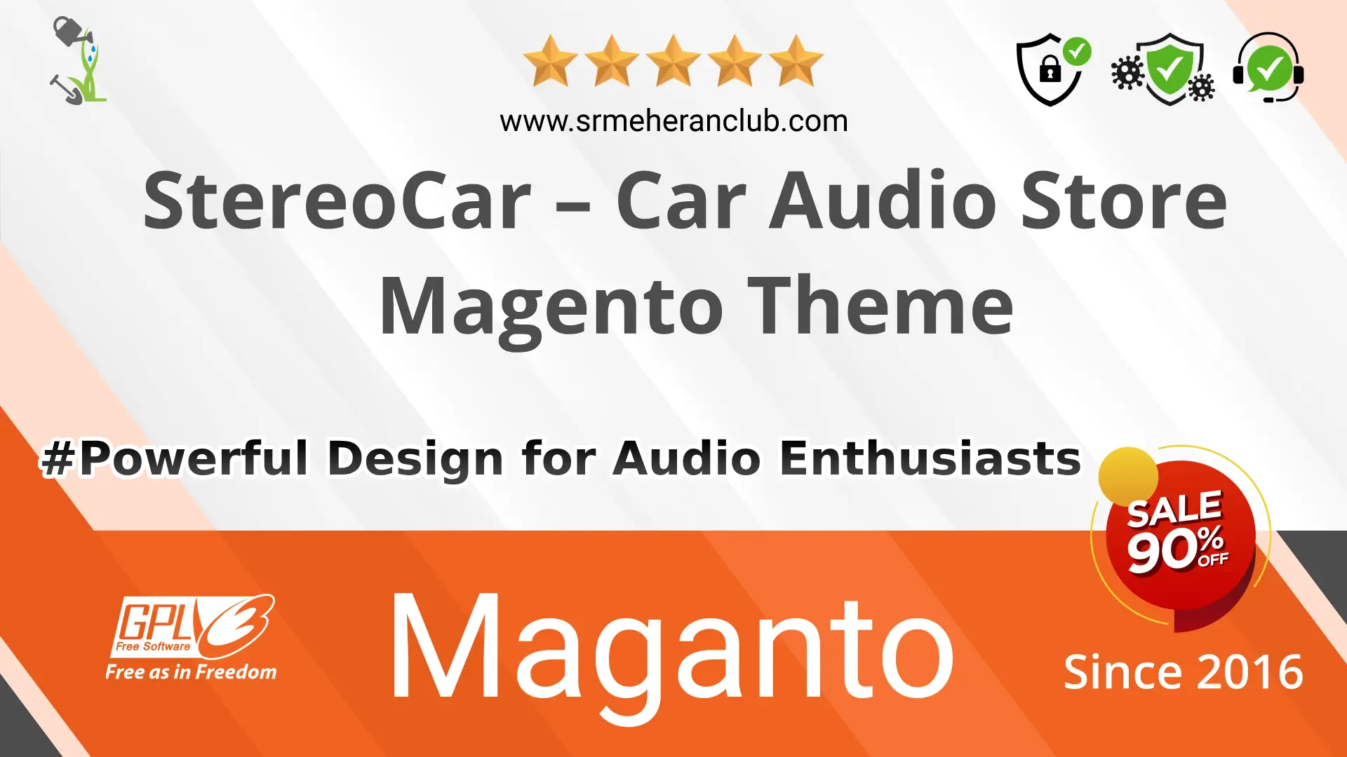 StereoCar – Car Audio Store Magento Theme — Theme by Templatemonster