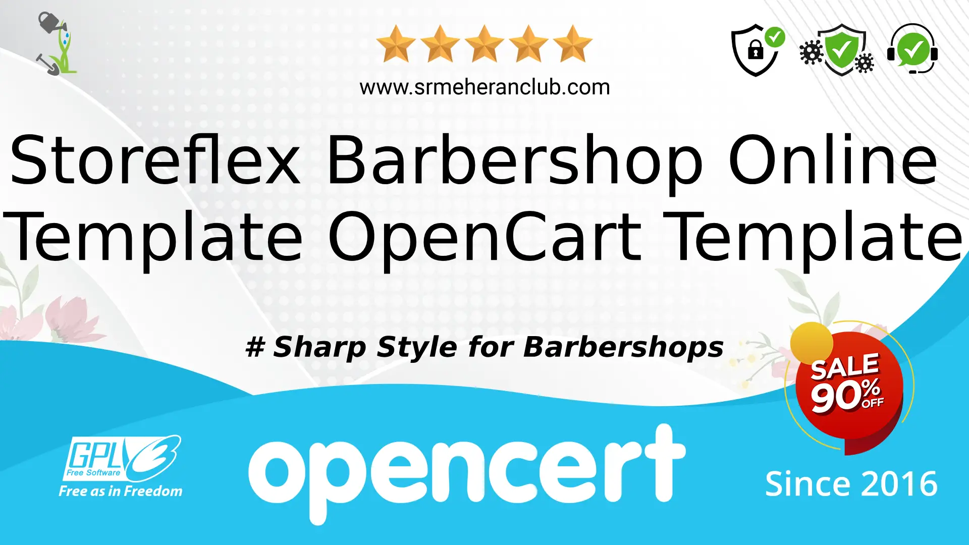 Storeflex Barbershop Online Template OpenCart Template — Template by Templatemonster