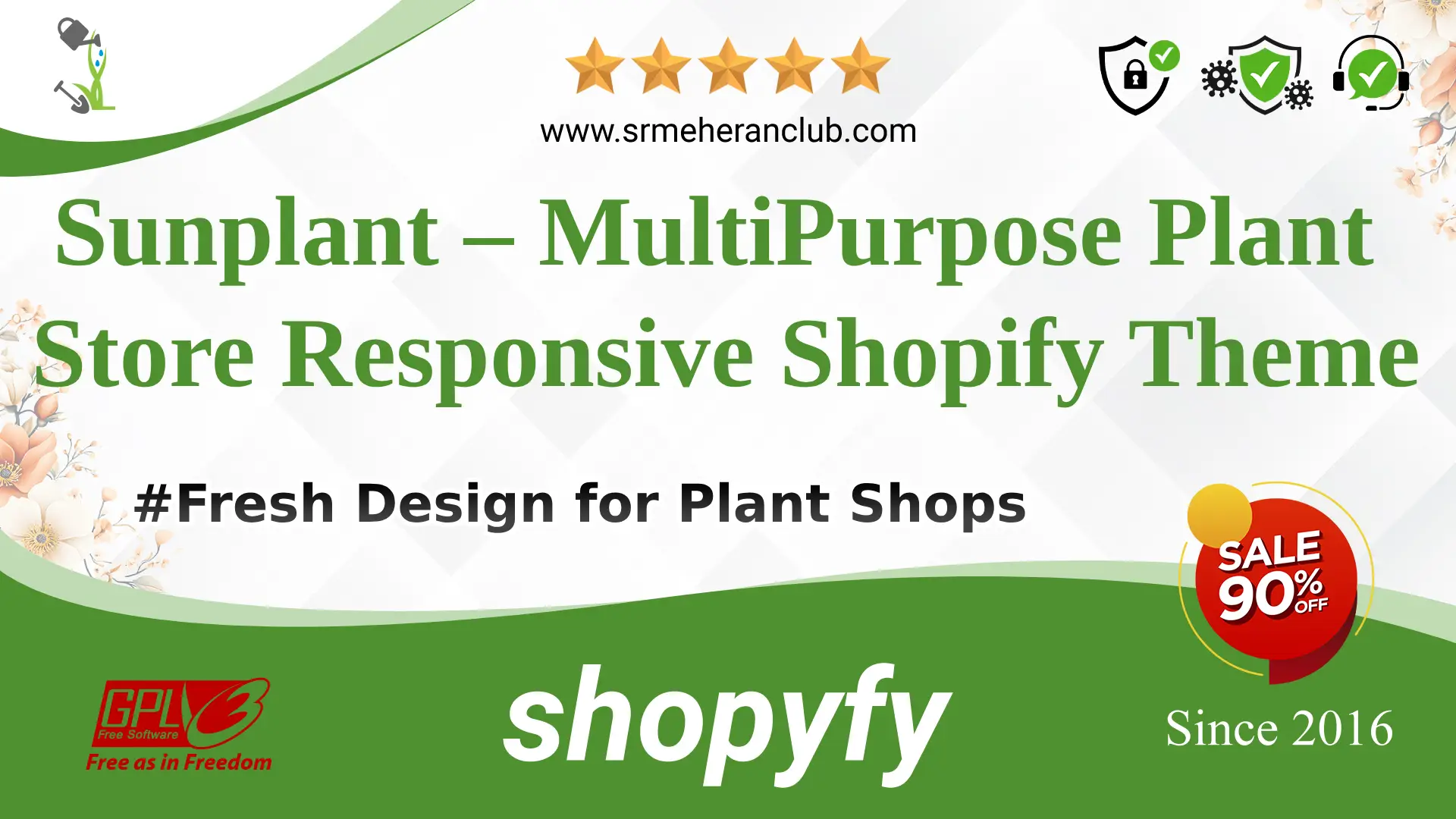 Sunplant – MultiPurpose Plant Store Responsive Shopify Theme — Theme by Templatemonster