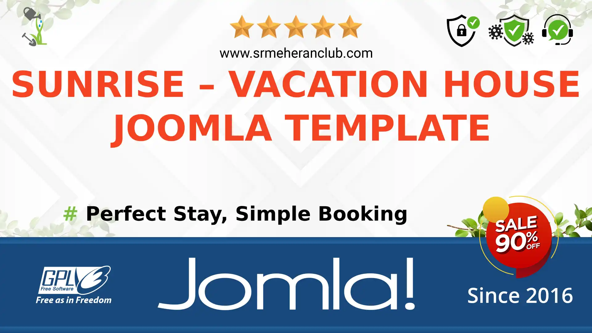 Sunrise – Vacation House Joomla Template — Theme by Templatemonster