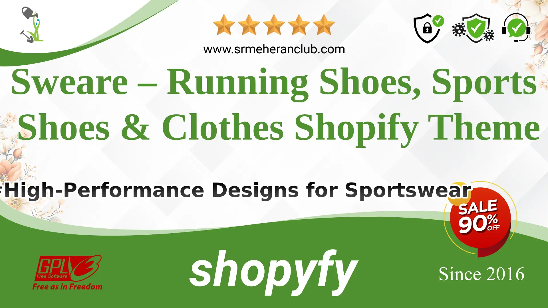 Sweare – Running Shoes, Sports Shoes & Clothes Shopify Theme — Theme by Templatemonster