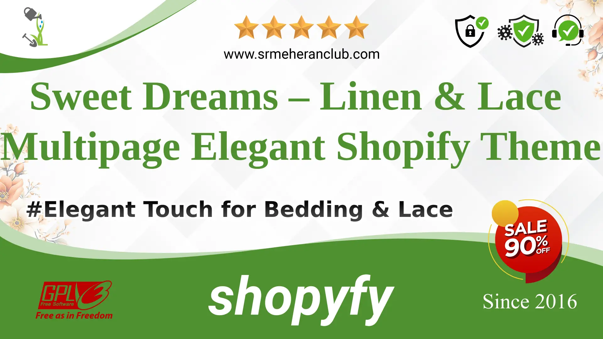 Sweet Dreams – Linen & Lace Multipage Elegant Shopify Theme